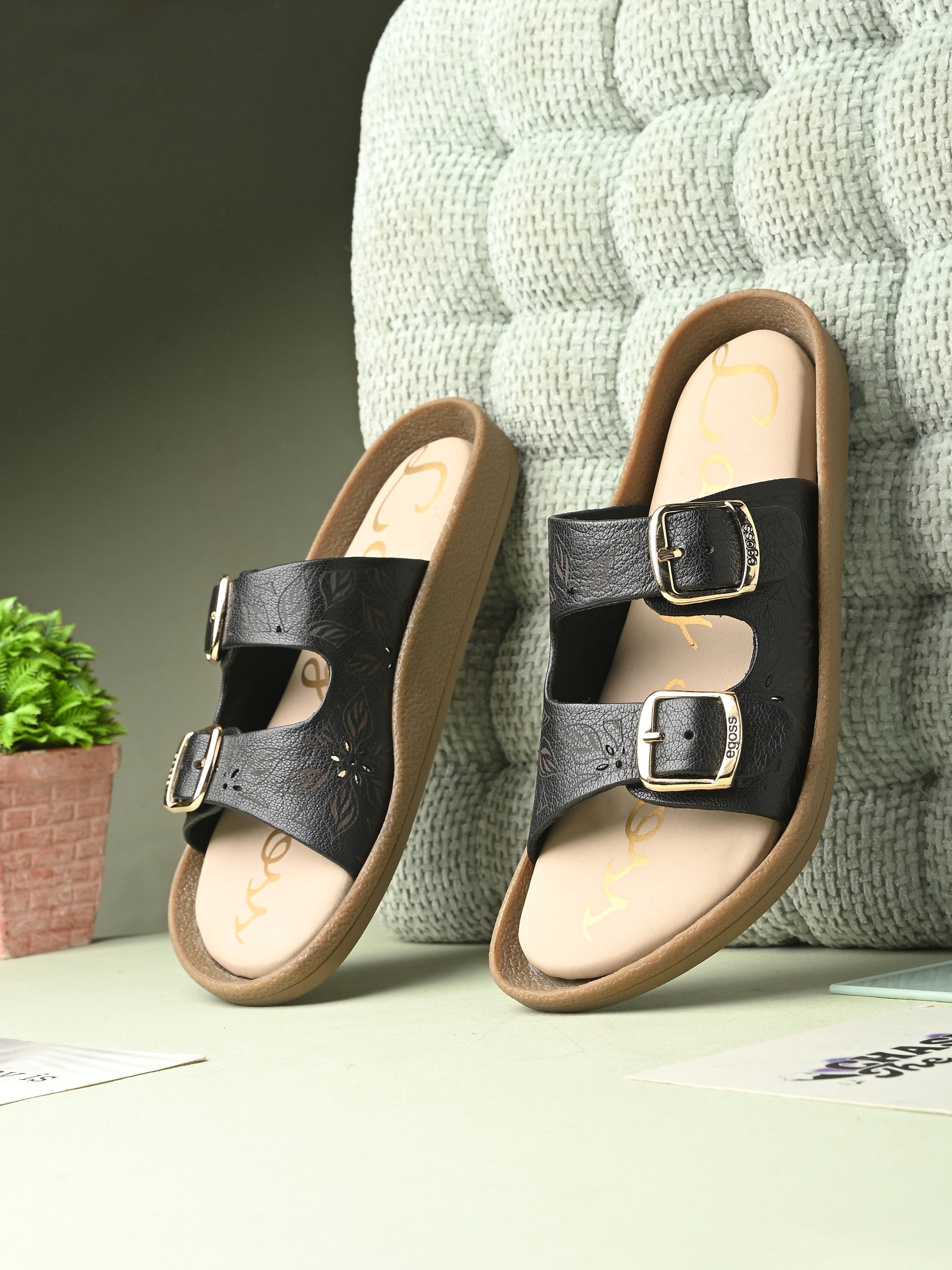 Laser Engraved Slippers for Women by Lady Boss ladybossbyegoss