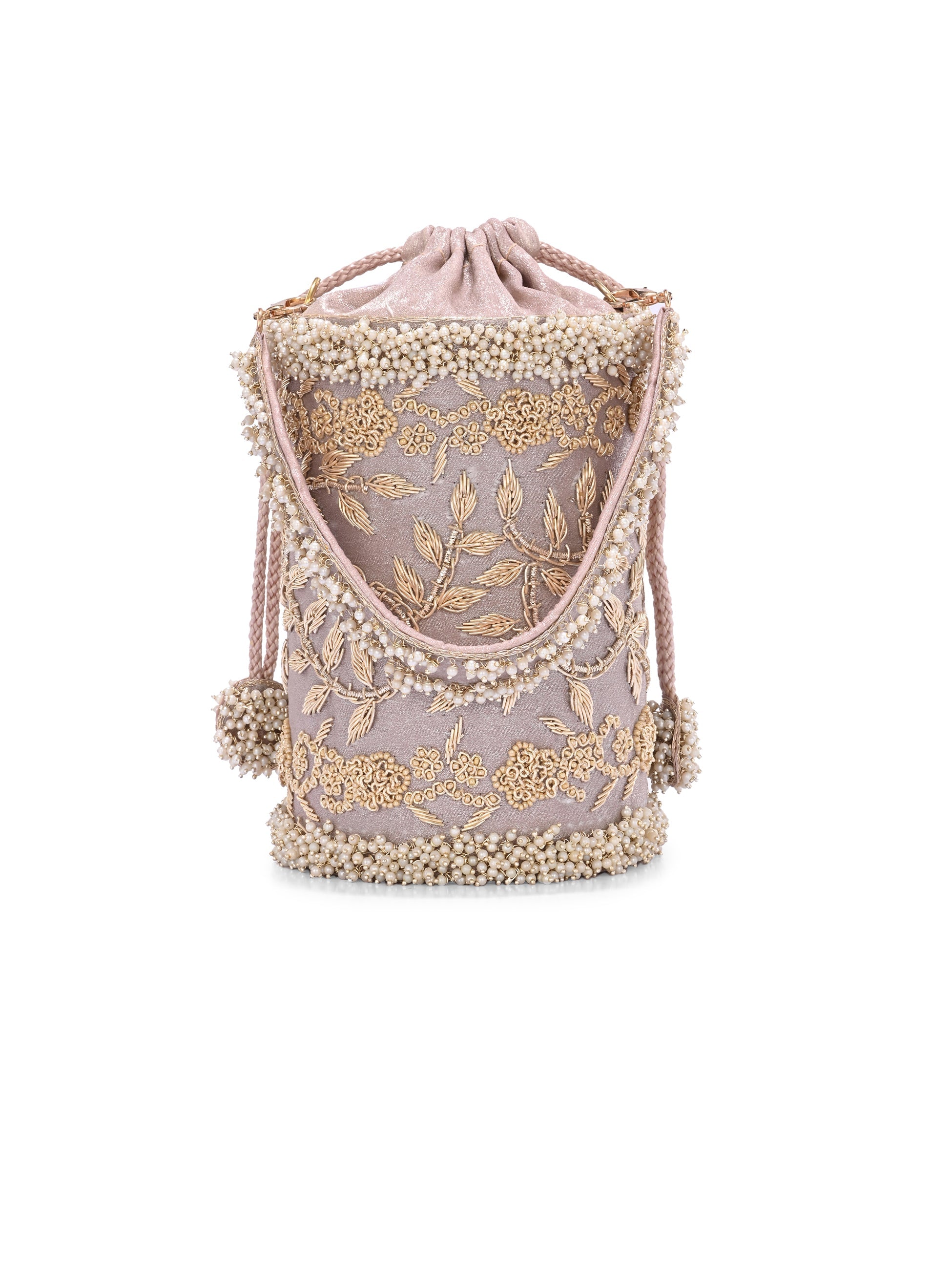GOLD METAL GHUNGROO BAG (Copy) ladybossbyegoss