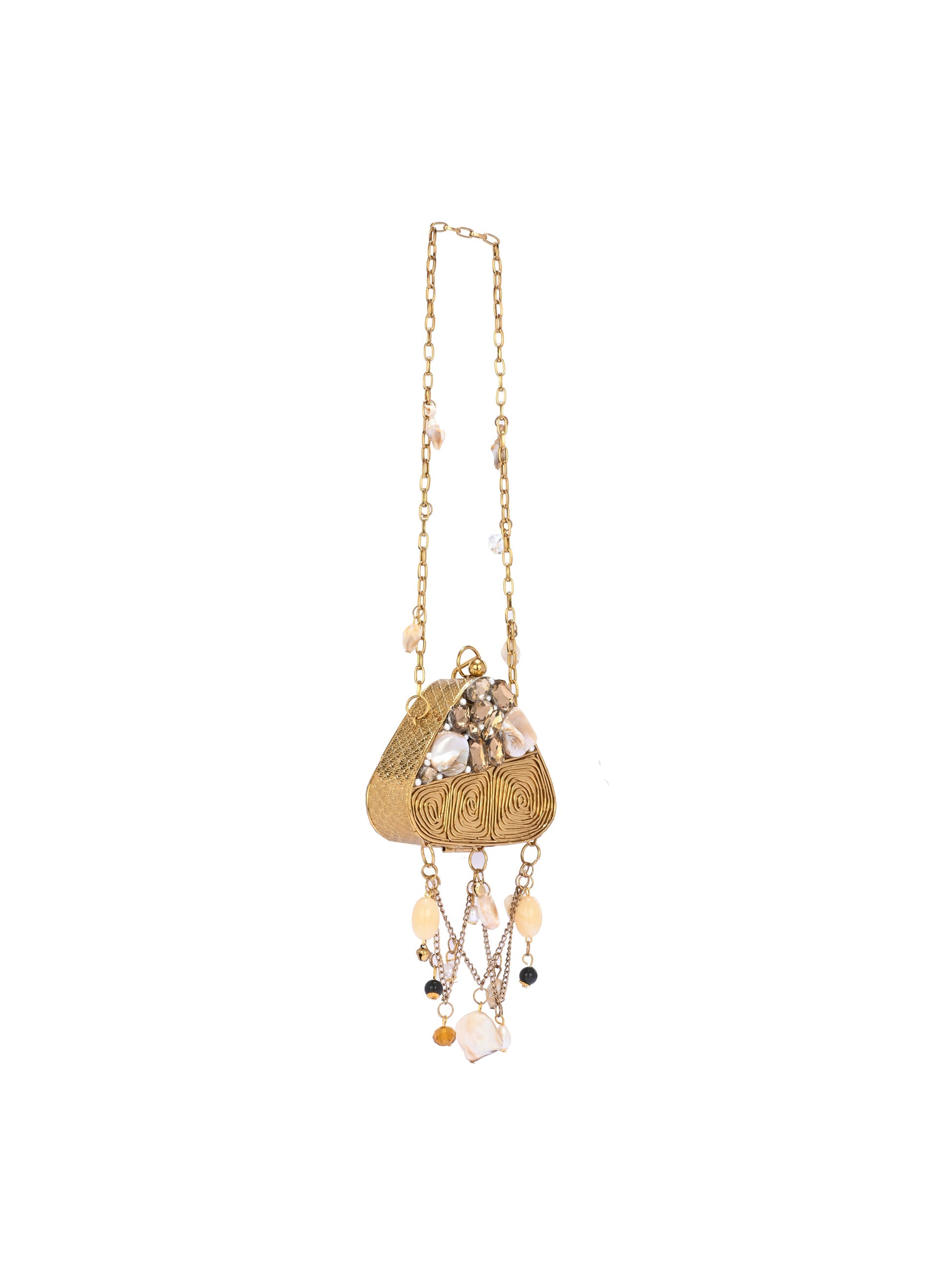 GOLD METAL MINI BATUA OVAL (Copy) ladybossbyegoss