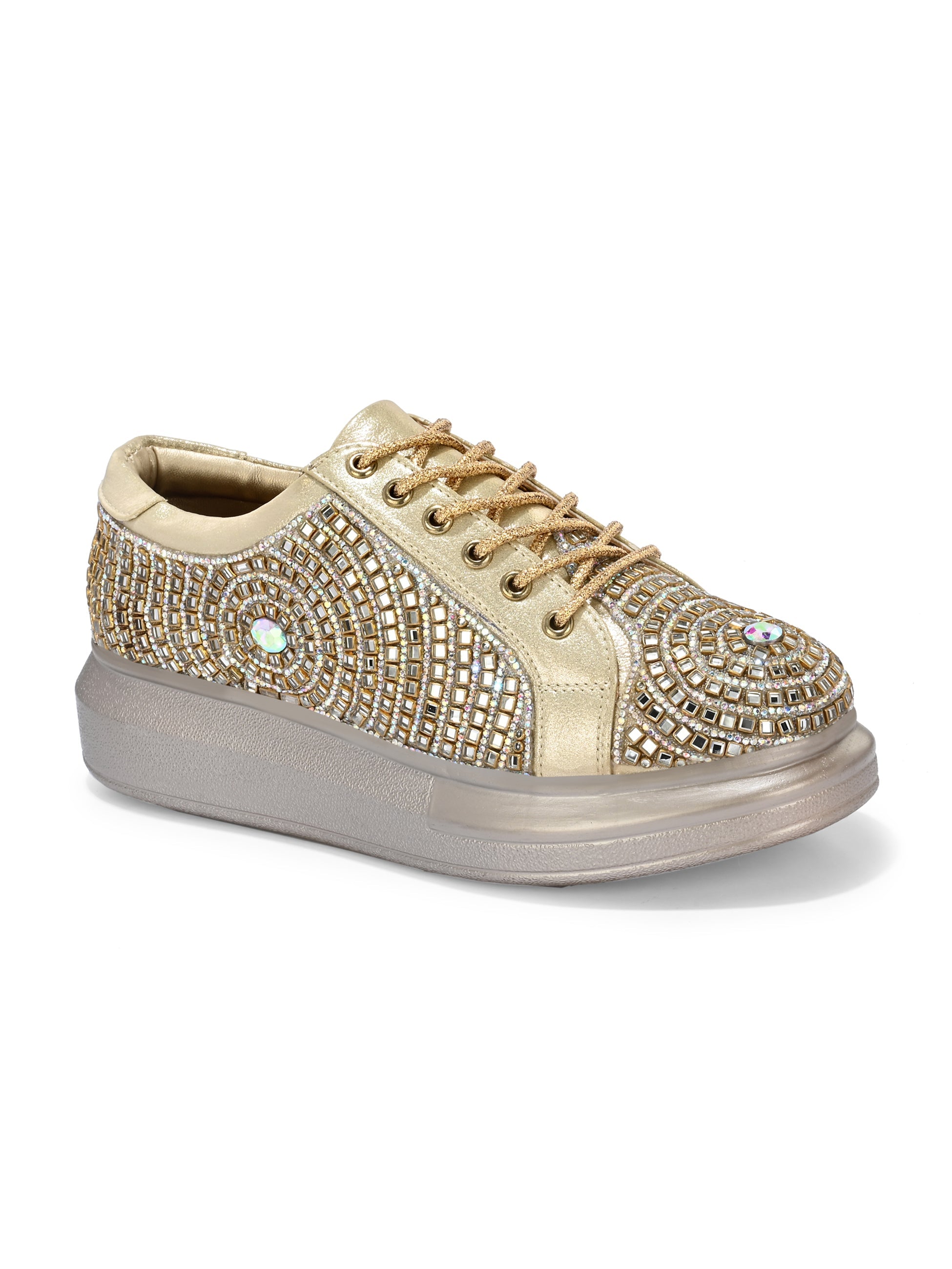 Crysta Bridal Sneakers For Women by Lady Boss ladybossbyegoss