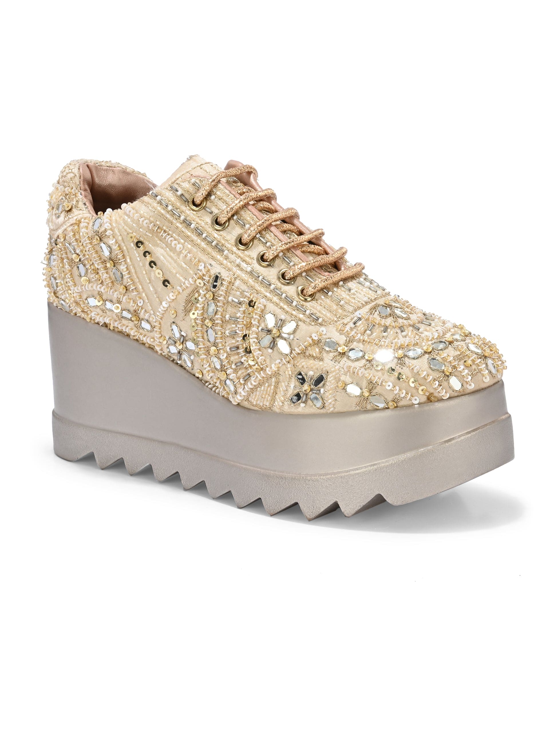Crysta Bridal Sneakers For Women by Lady Boss ladybossbyegoss