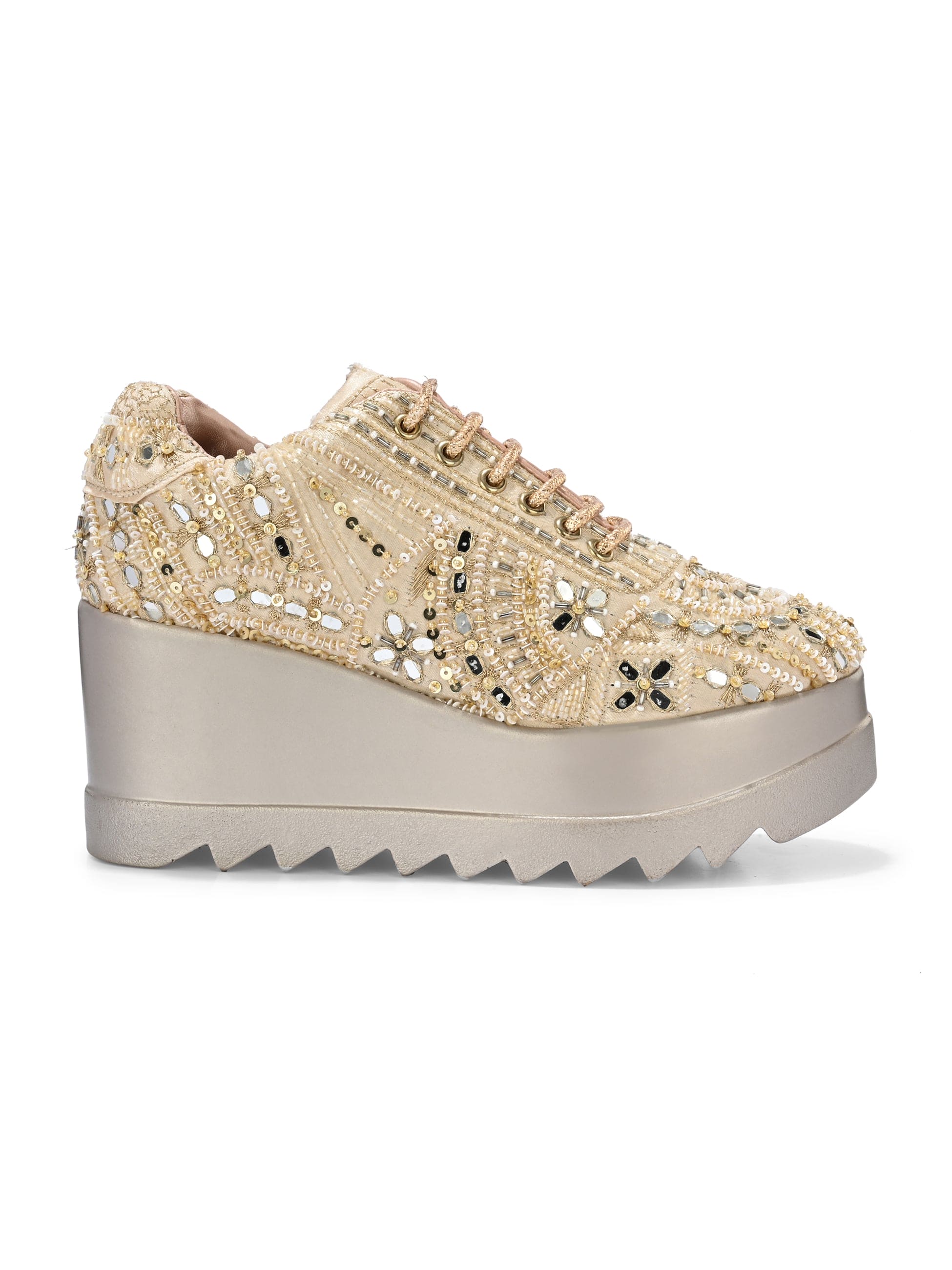Crysta Bridal Sneakers For Women by Lady Boss ladybossbyegoss
