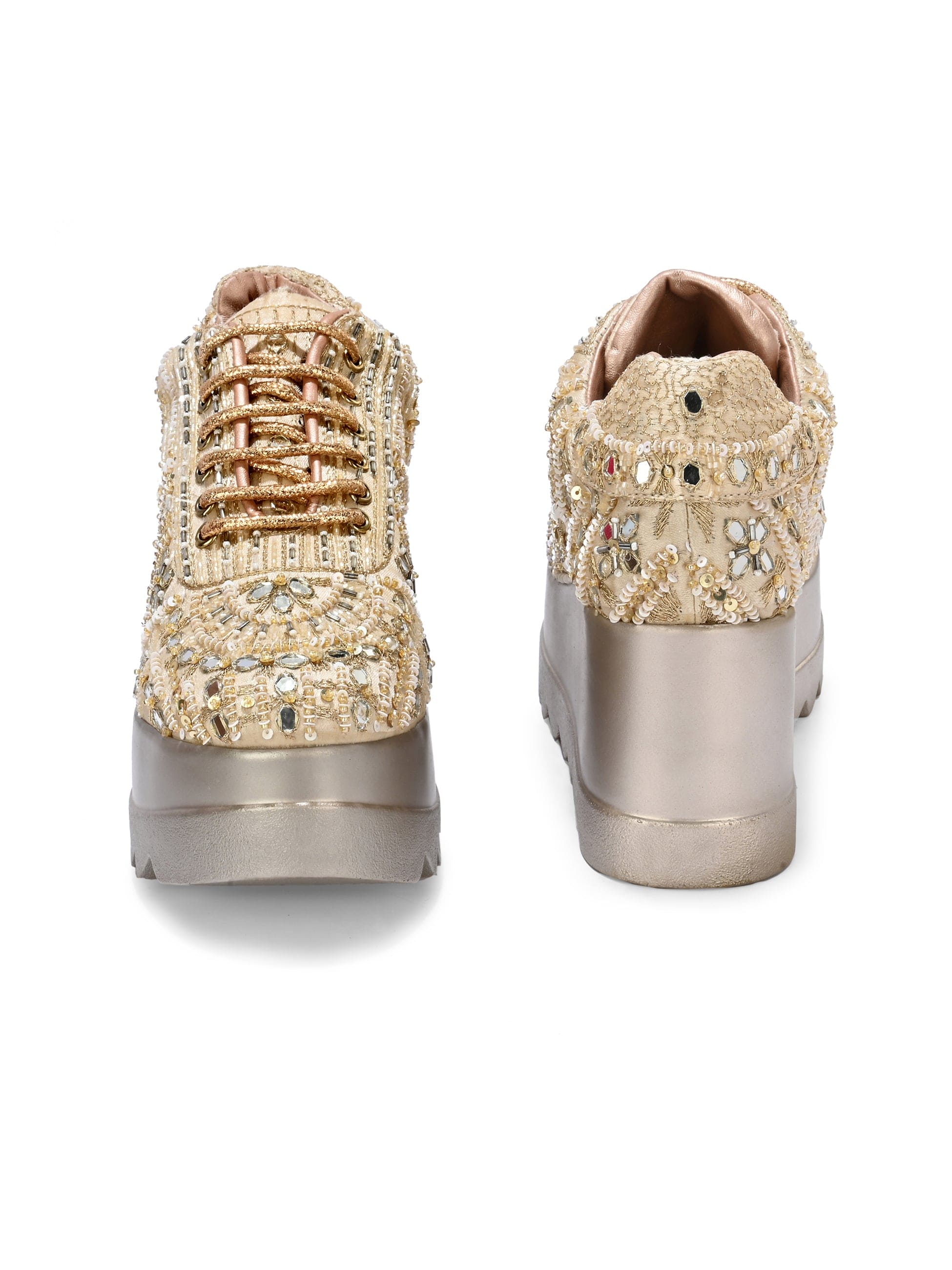 Crysta Bridal Sneakers For Women by Lady Boss ladybossbyegoss