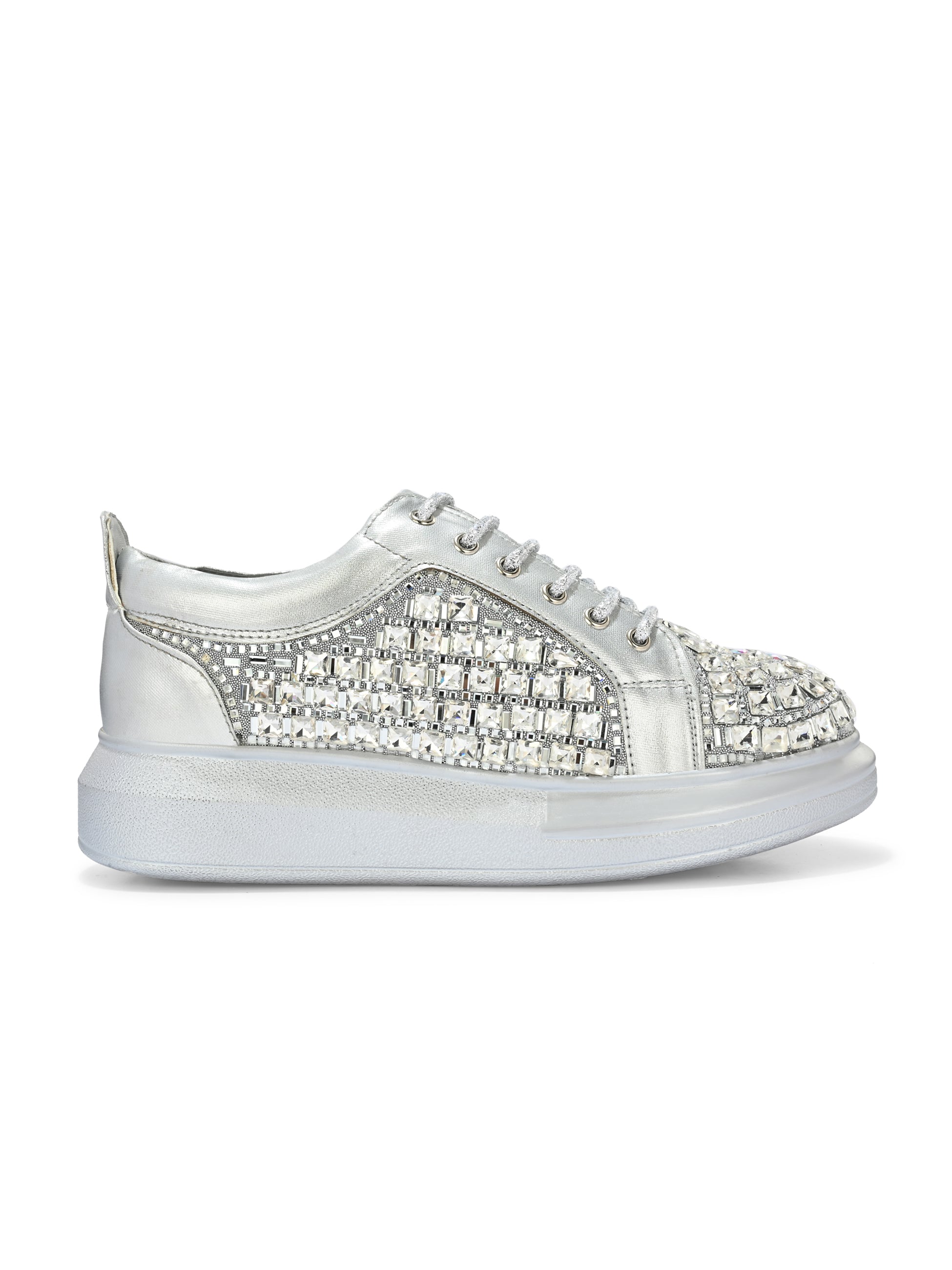 Crysta Bridal Sneakers For Women by Lady Boss ladybossbyegoss