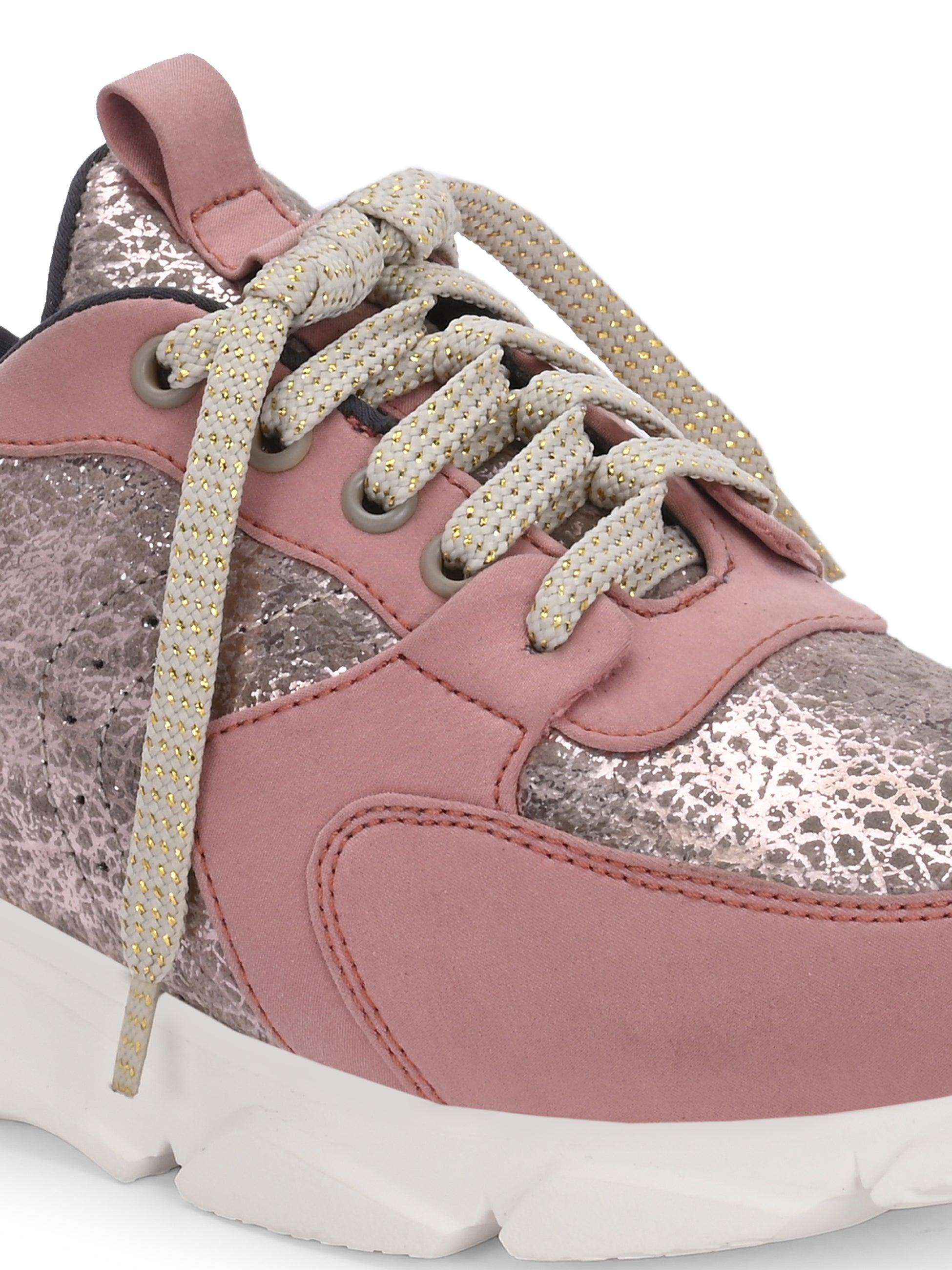 Pink Dawn Sneakers - ladybossbyegoss