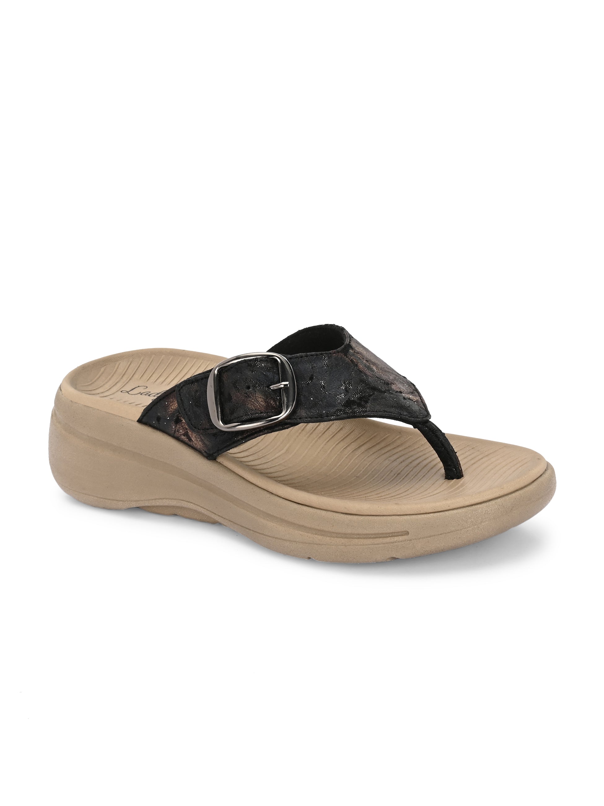 BLACK GETAWAY CHAPPALS ladybossbyegoss