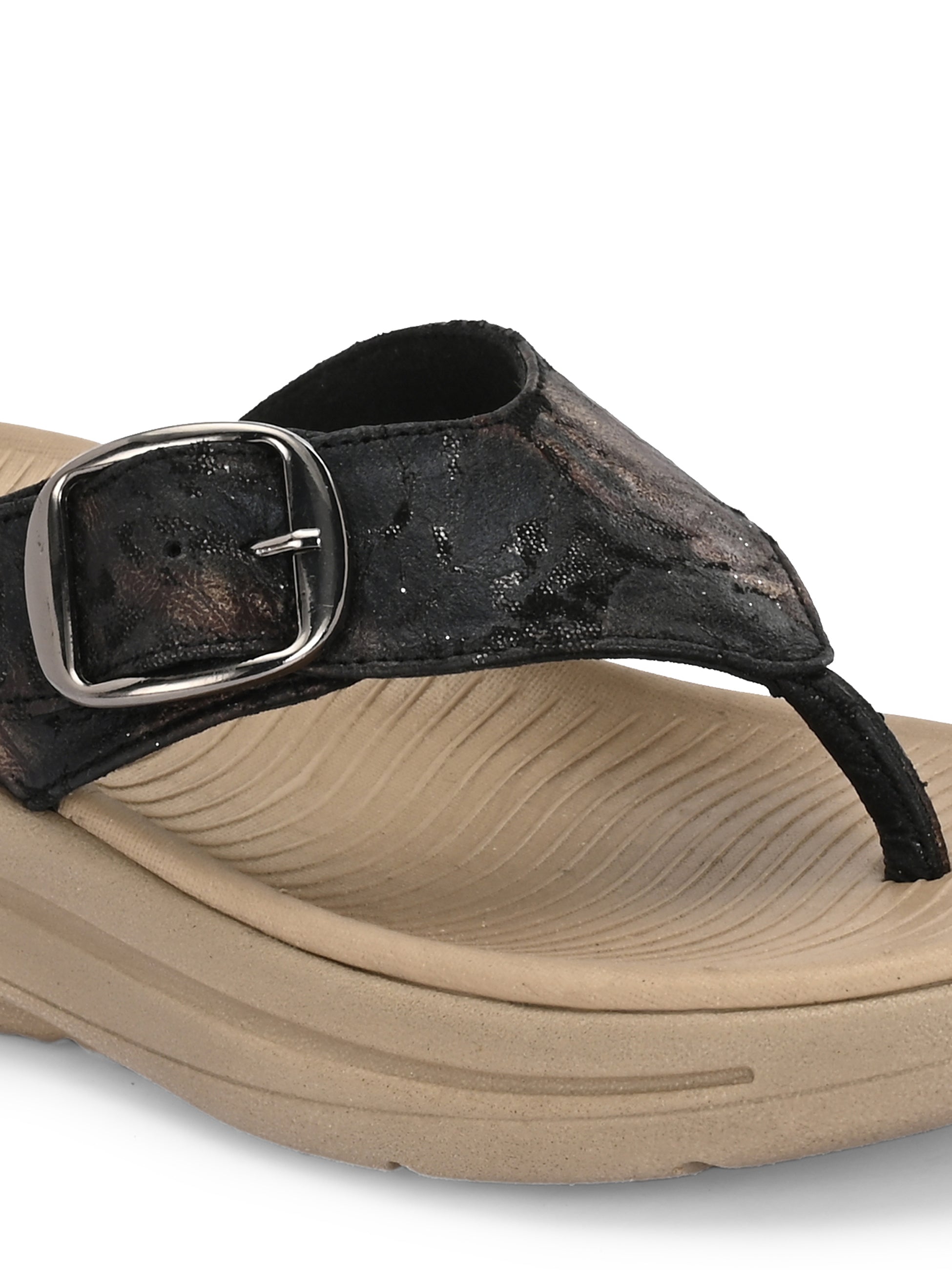 BLACK GETAWAY CHAPPALS ladybossbyegoss