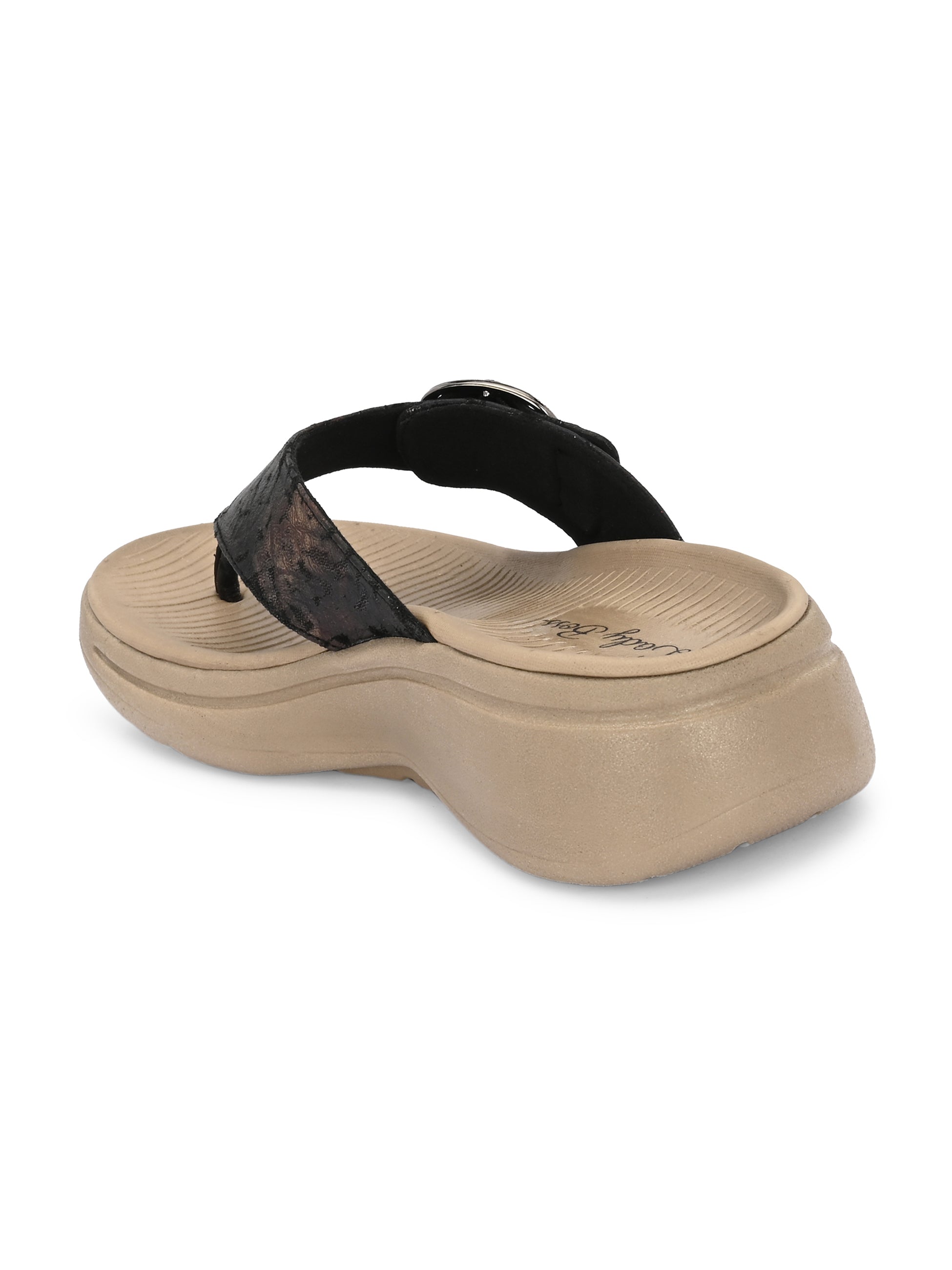 BLACK GETAWAY CHAPPALS ladybossbyegoss