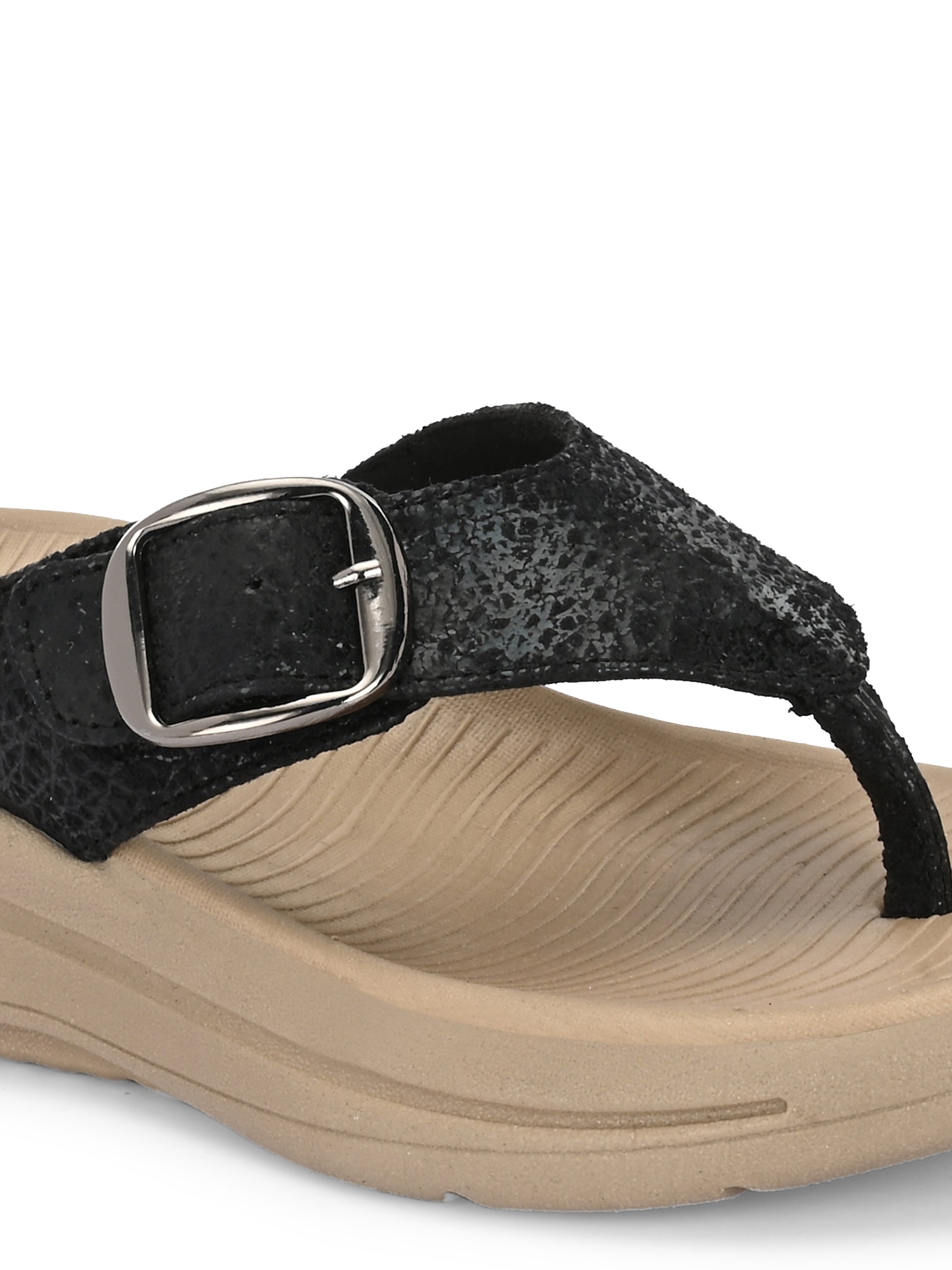 BLACK GETAWAY CHAPPALS ladybossbyegoss