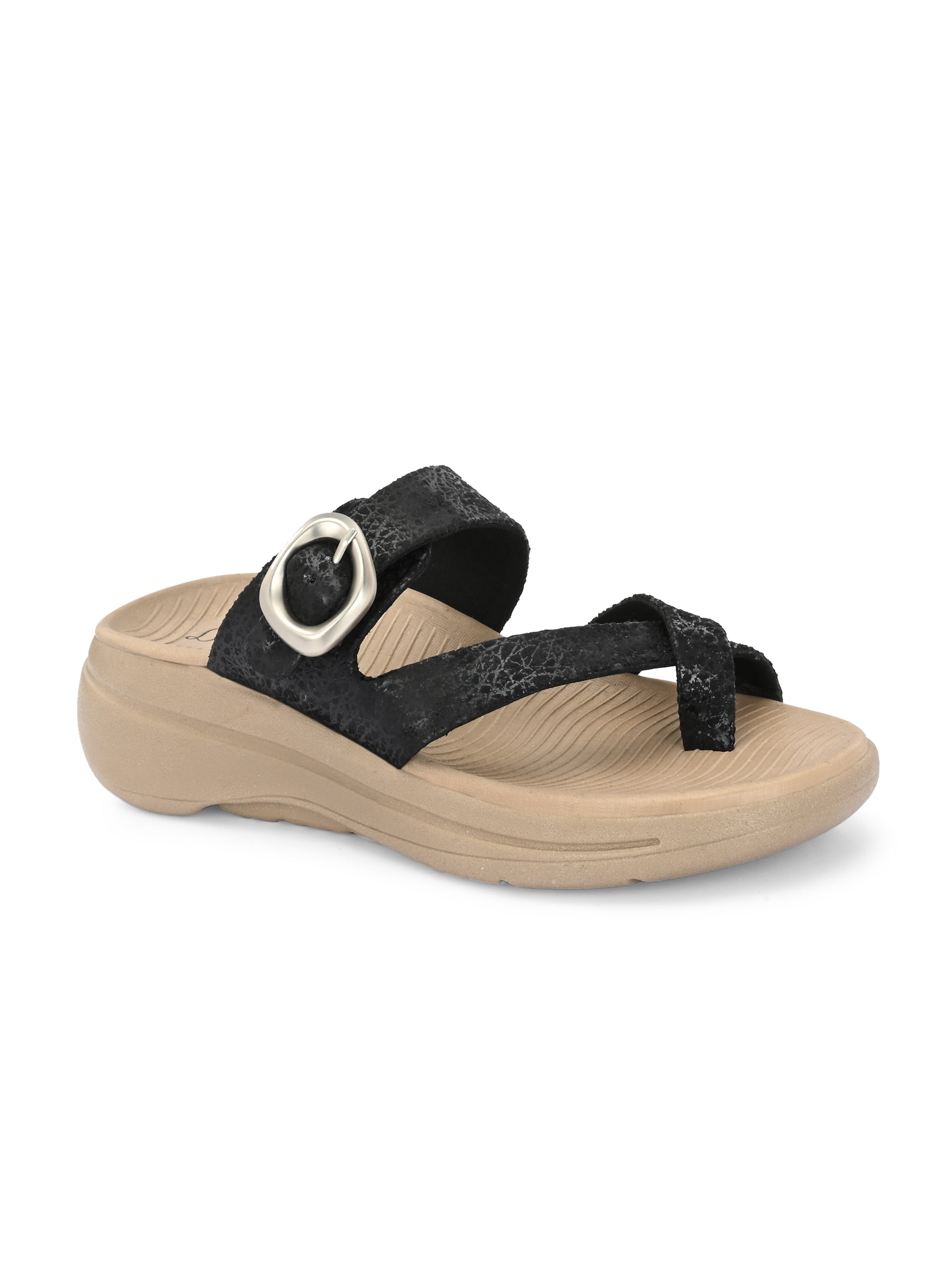 Mayari Black Bling Slip-Ons ladybossbyegoss