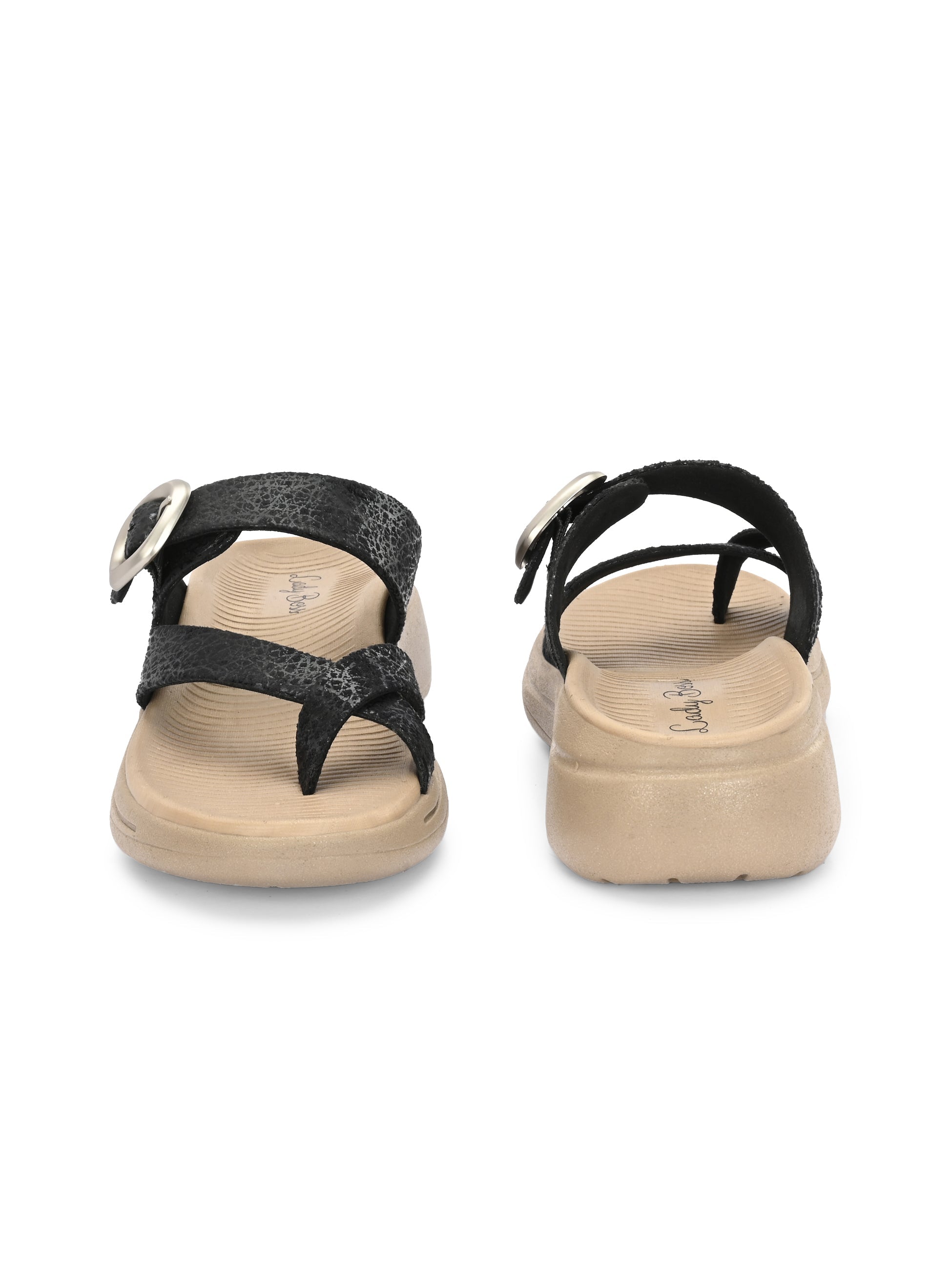Mayari Black Bling Slip-Ons ladybossbyegoss
