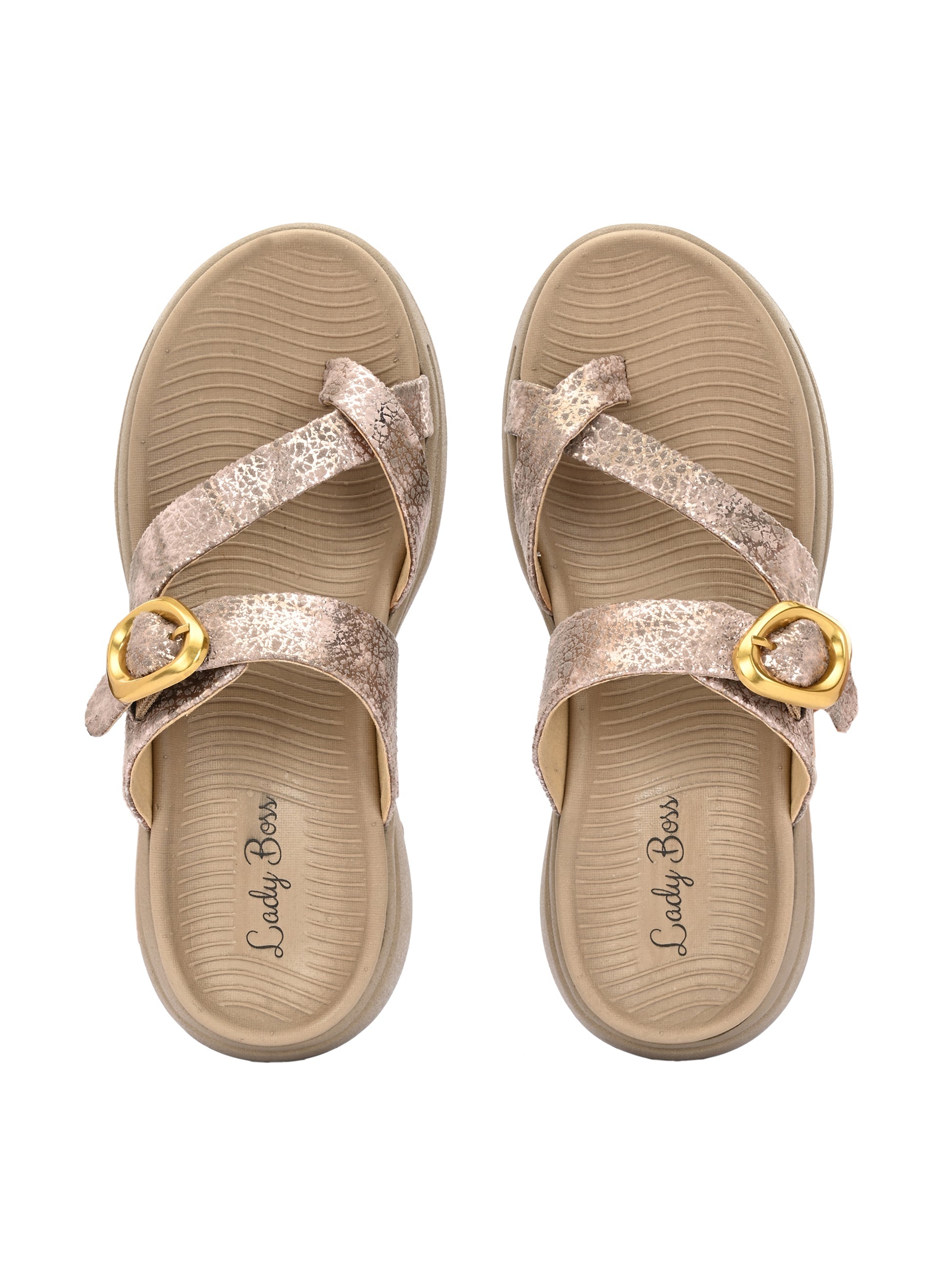 Mayari Rosè Gold Bling Slip-Ons ladybossbyegoss
