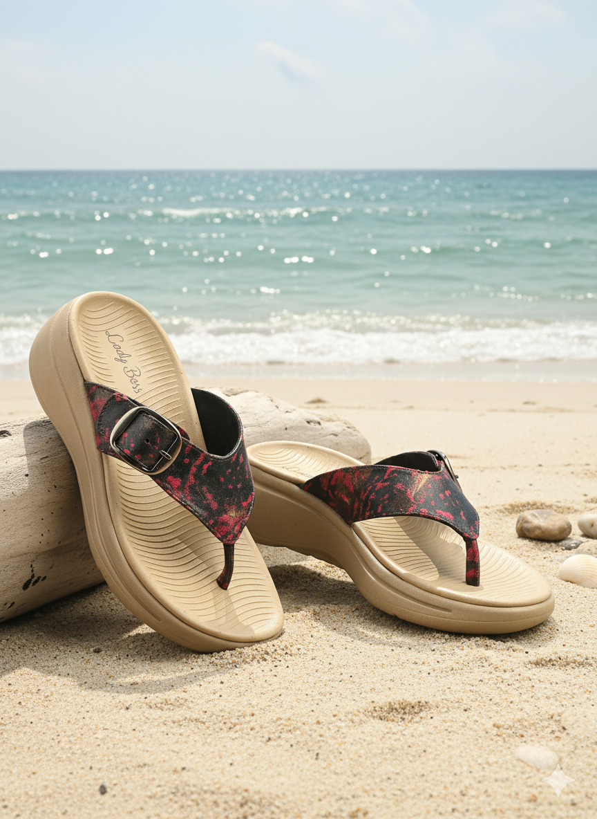 EUROPEAN BLACK GETAWAY CHAPPALS (Copy) ladybossbyegoss