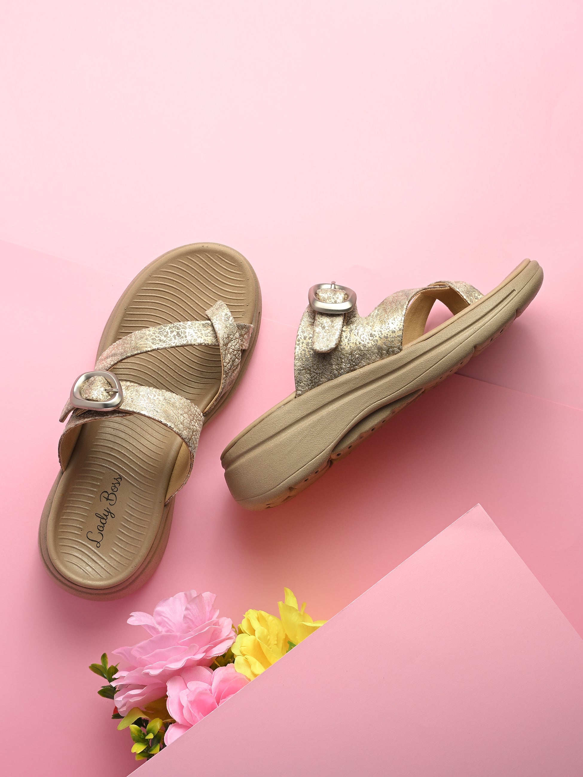 Mayari Silver Bling Slip-Ons ladybossbyegoss