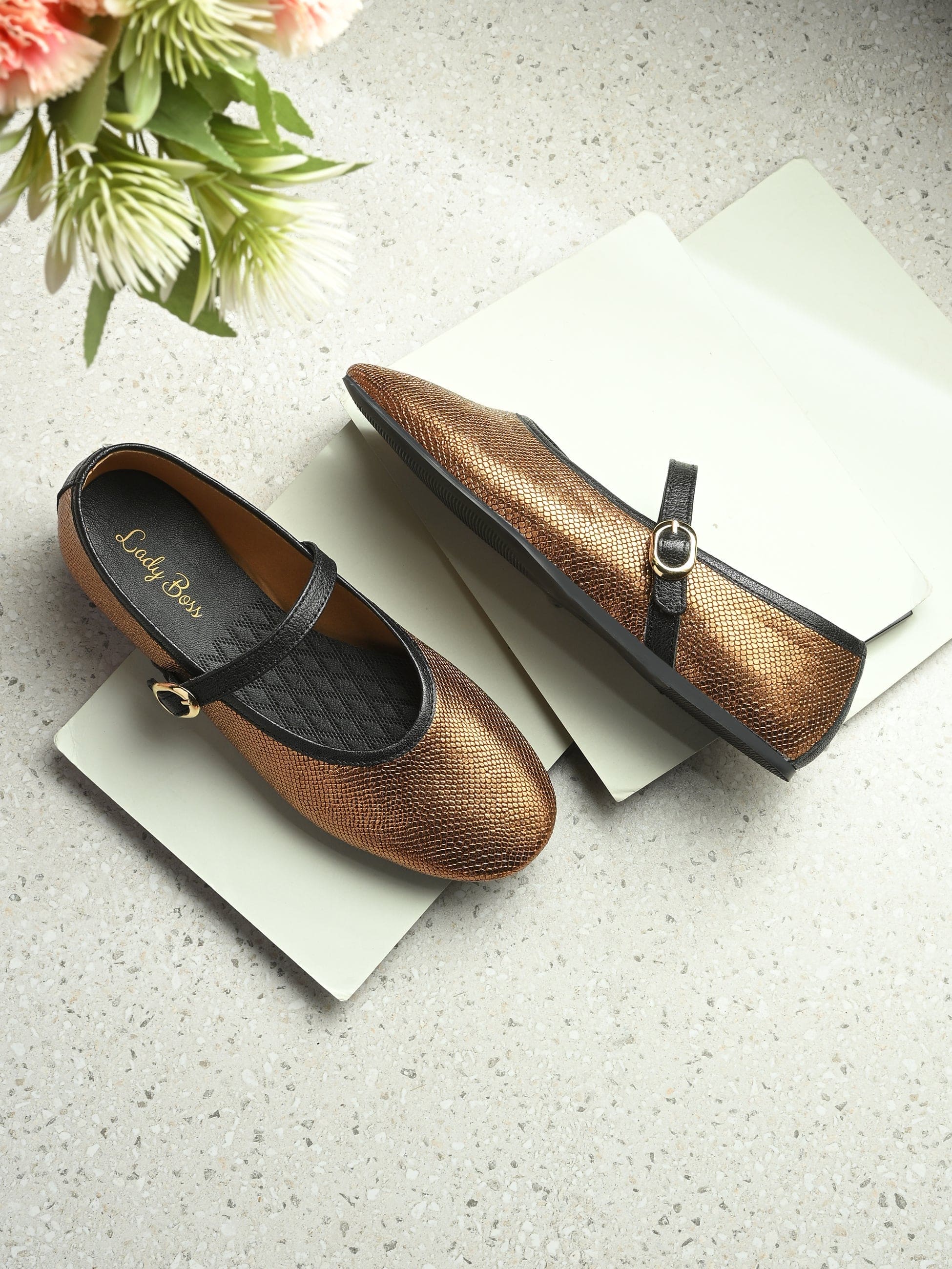 Mary Jane Classic Metallic ladybossbyegoss