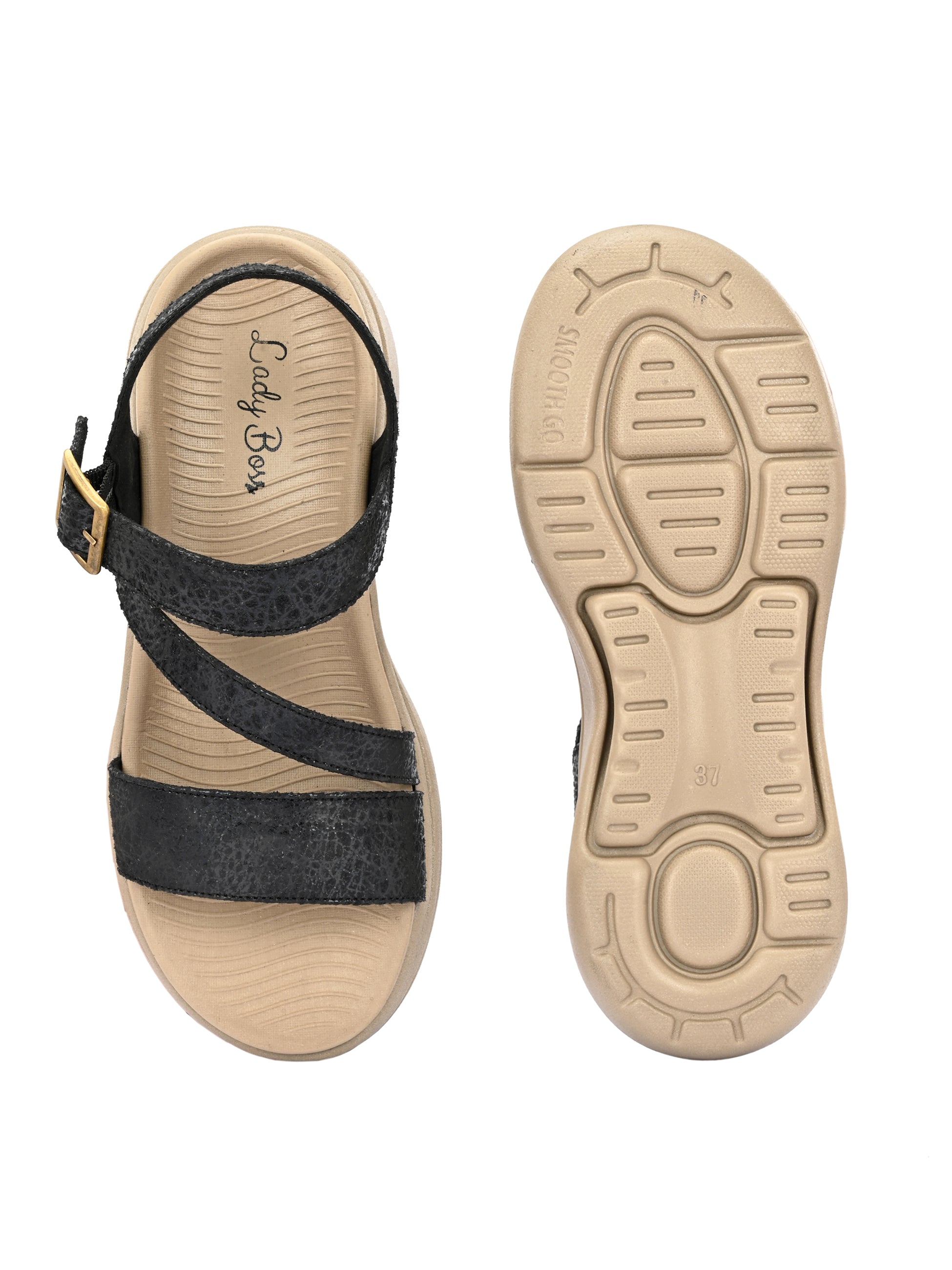 Sandals Black ladybossbyegoss