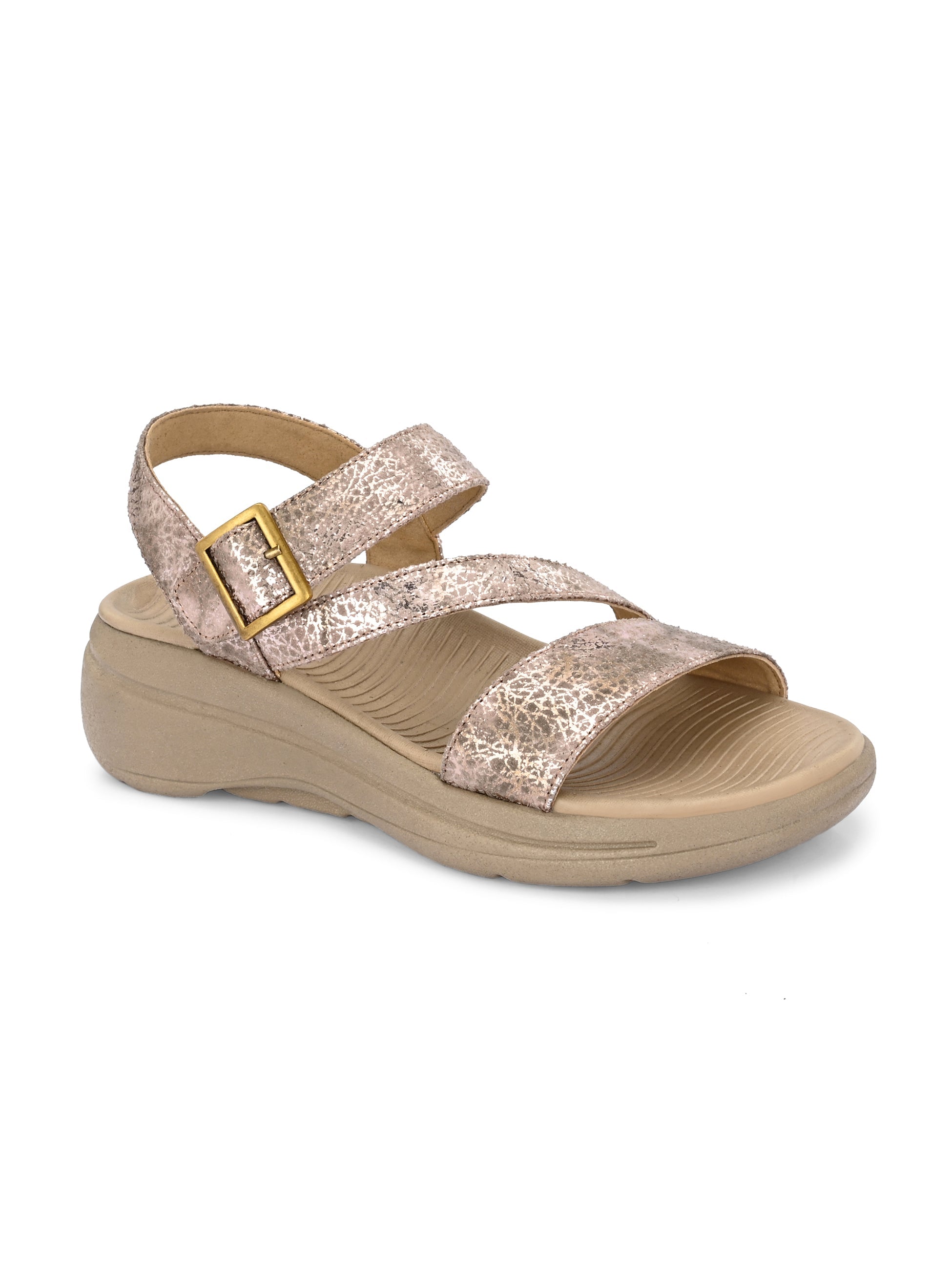 Sandals Gold ladybossbyegoss