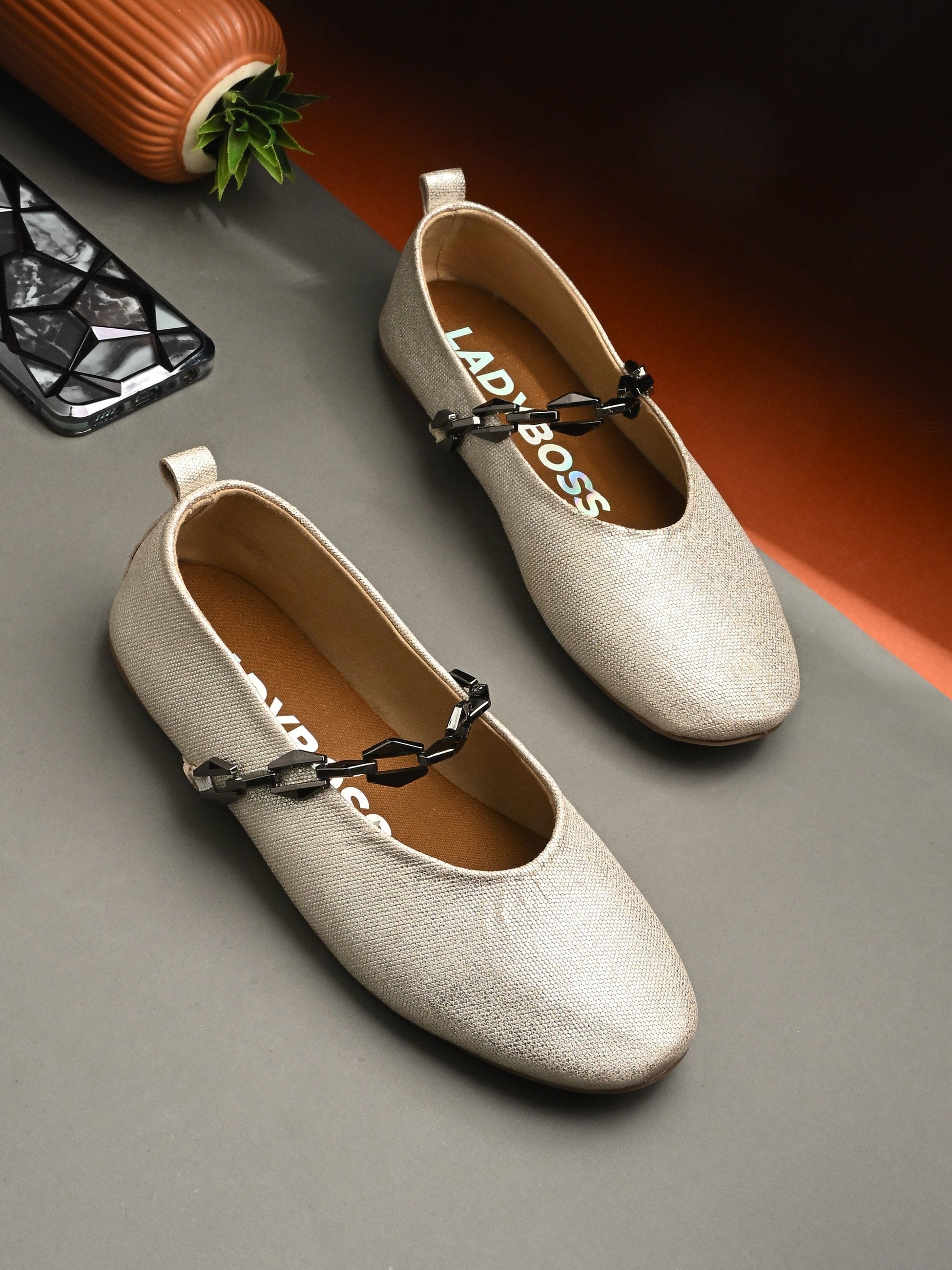 (Copy) Mary Jane Classic Metallic ladybossbyegoss