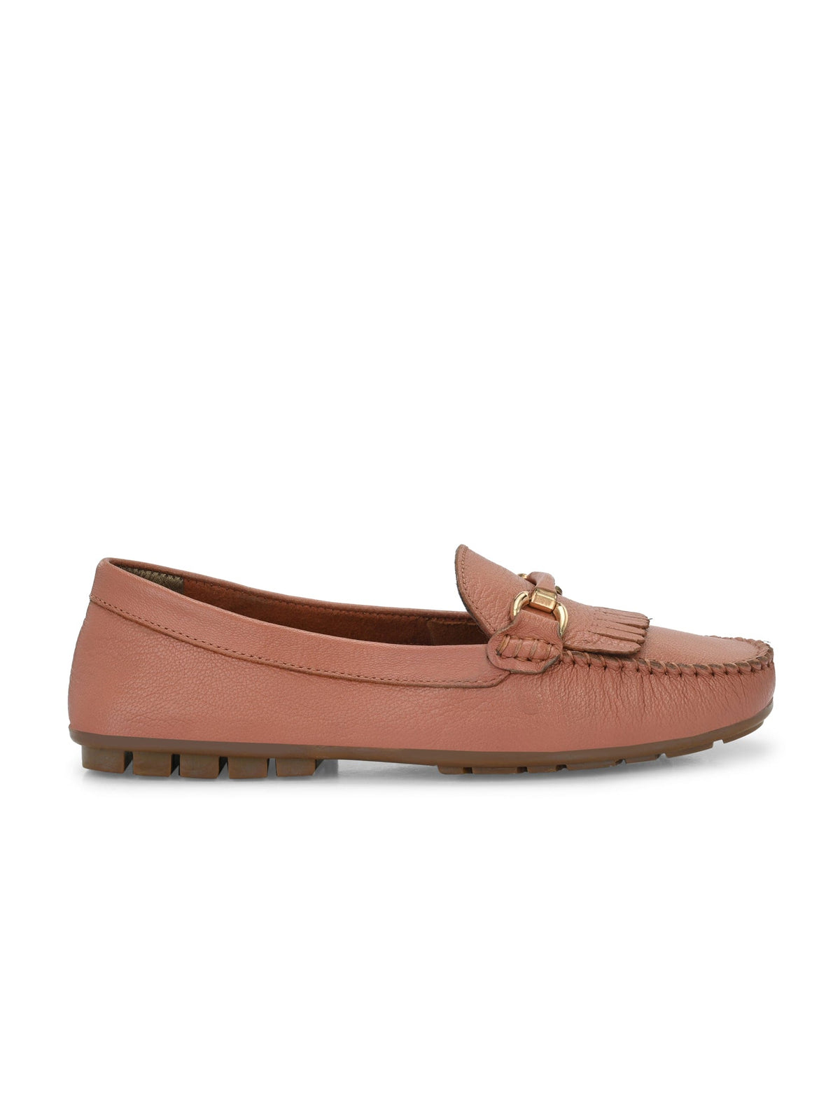 Stylish Buckled Loafers For Women egoss-shoes
