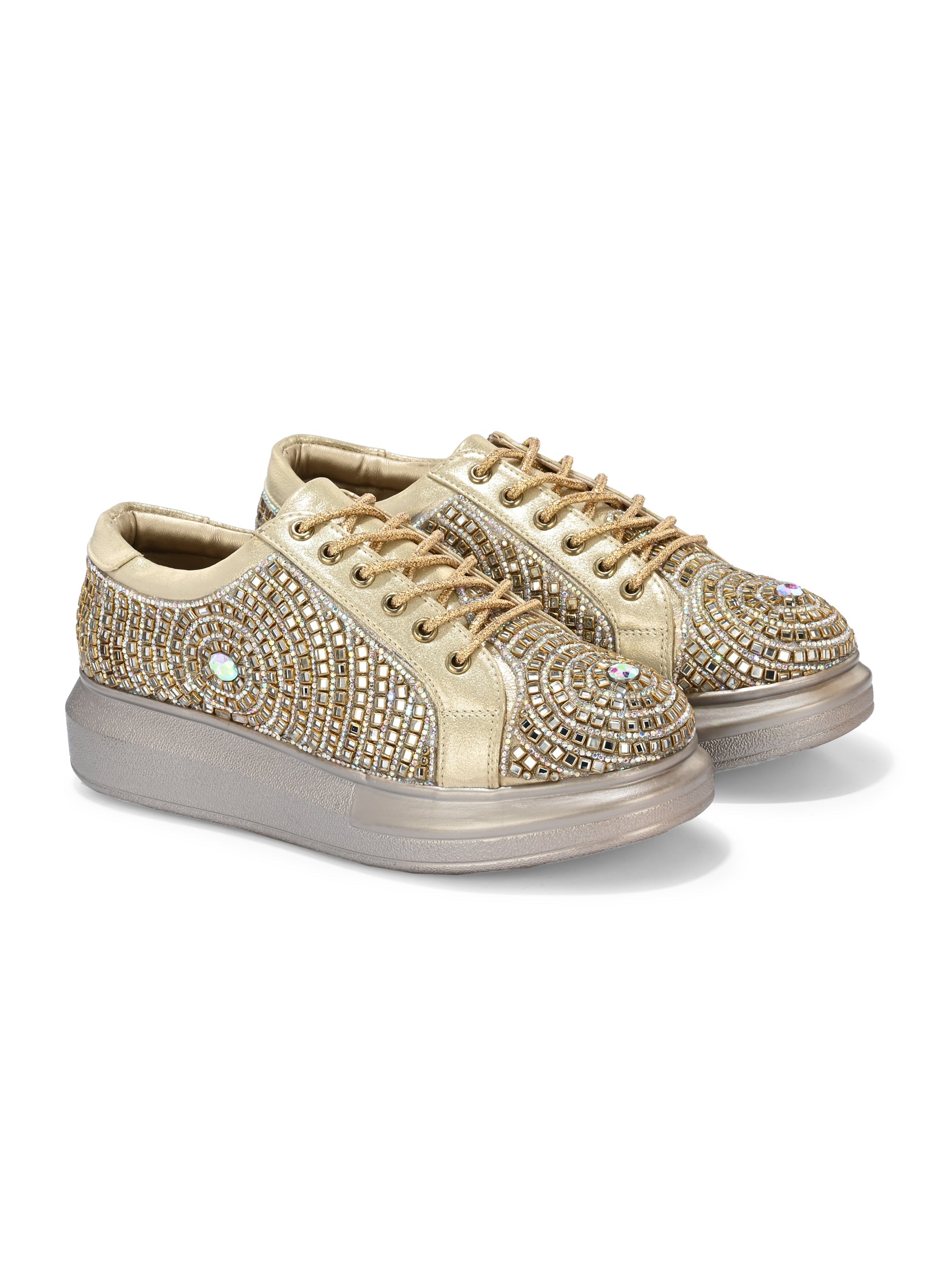 Crysta Bridal Sneakers For Women by Lady Boss ladybossbyegoss
