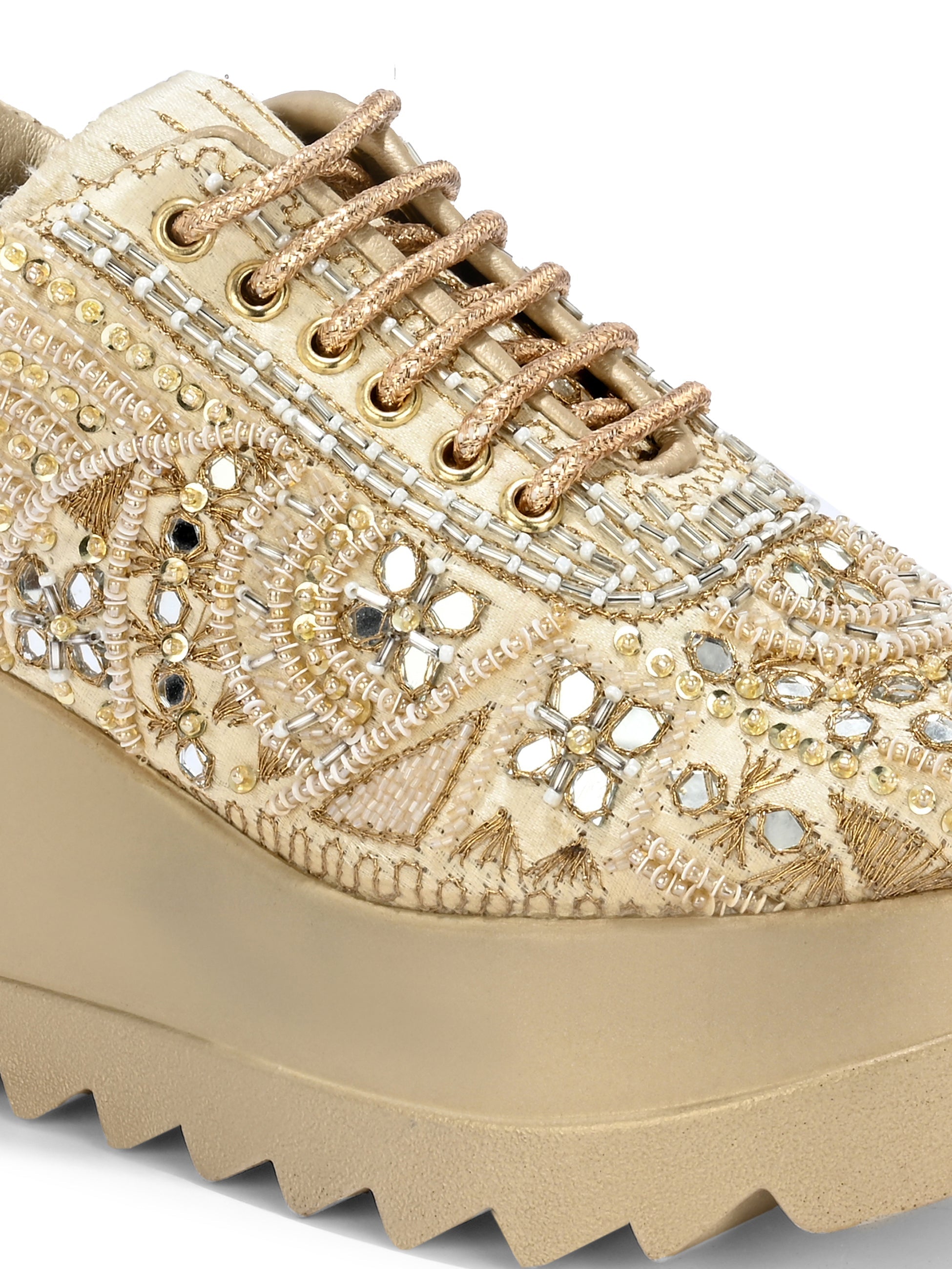 Crysta Bridal Sneakers For Women by Lady Boss ladybossbyegoss