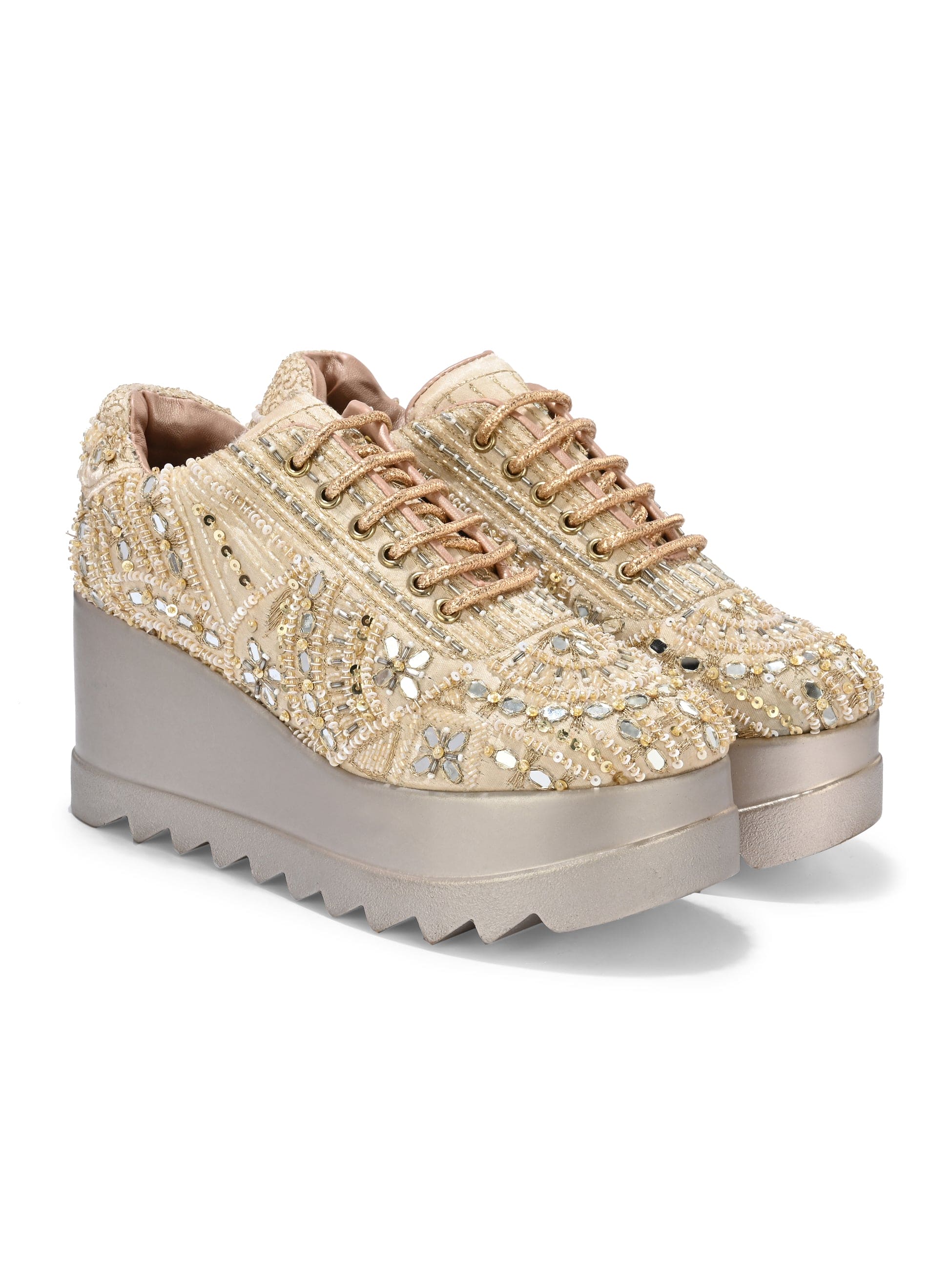 Crysta Bridal Sneakers For Women by Lady Boss ladybossbyegoss