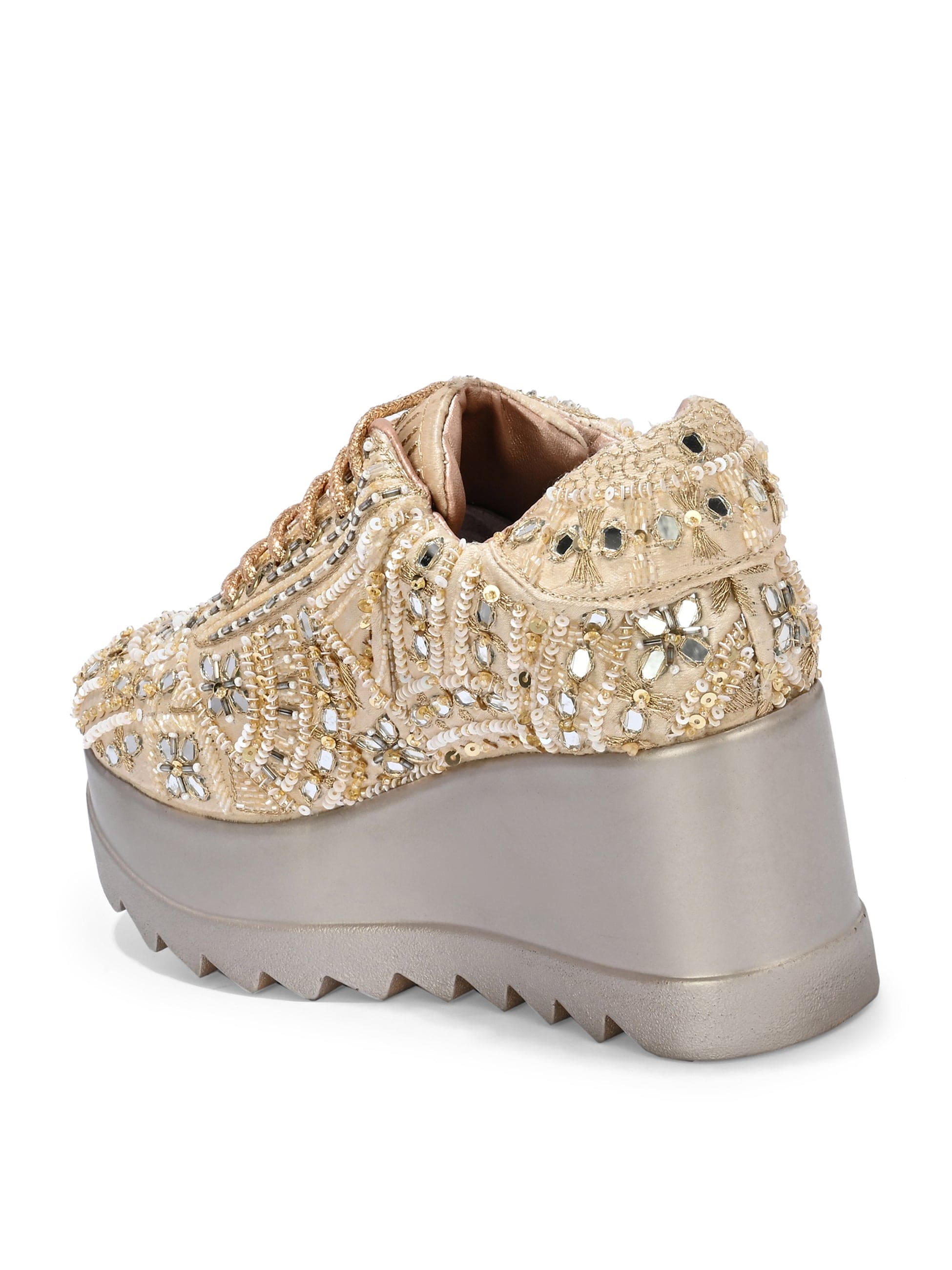 Crysta Bridal Sneakers For Women by Lady Boss ladybossbyegoss