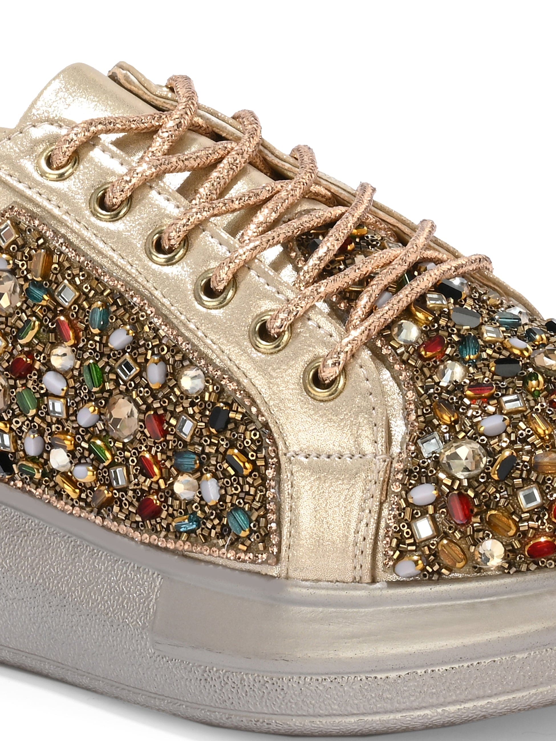 Crysta Bridal Sneakers For Women by Lady Boss ladybossbyegoss