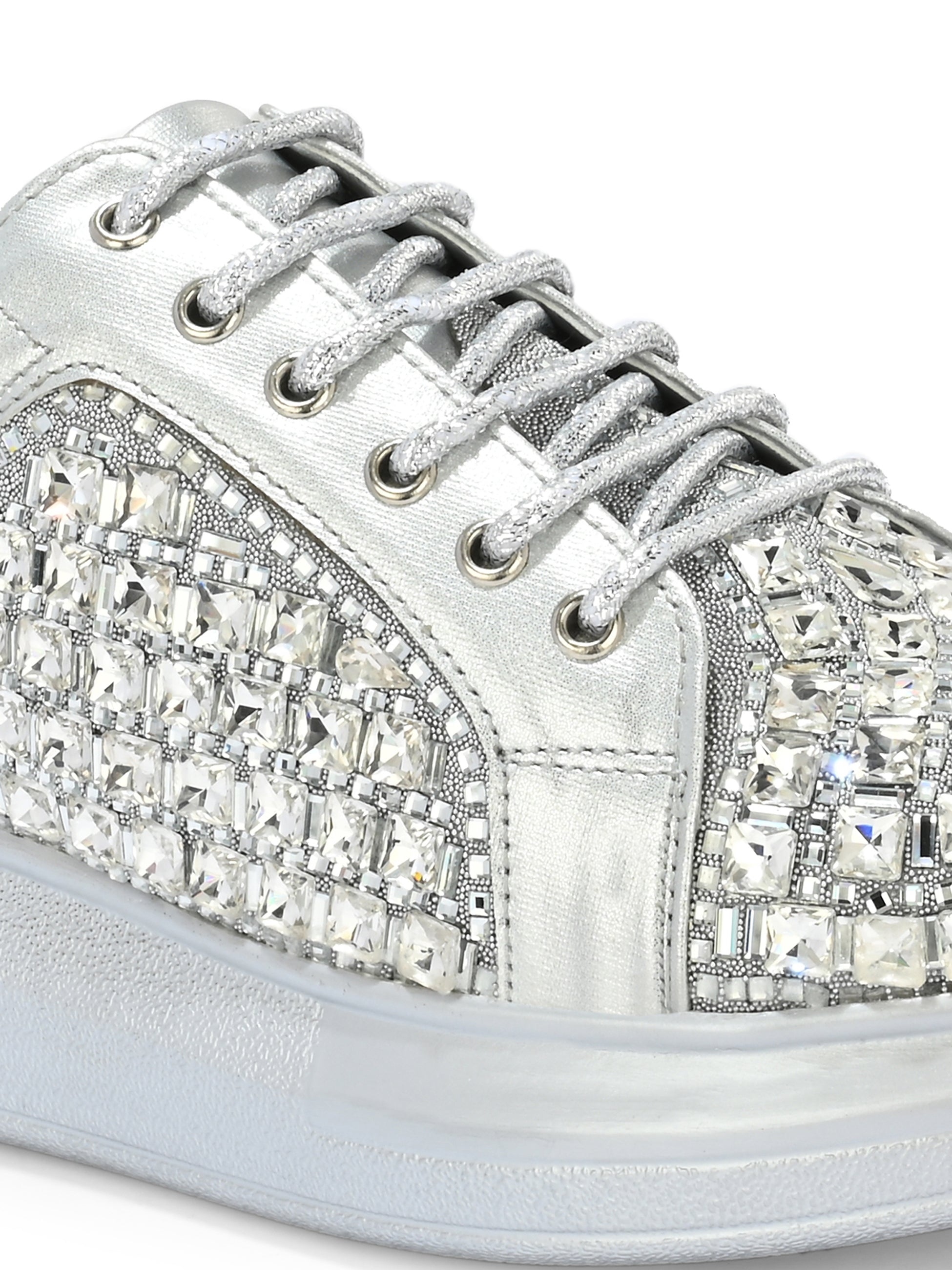 Crysta Bridal Sneakers For Women by Lady Boss ladybossbyegoss