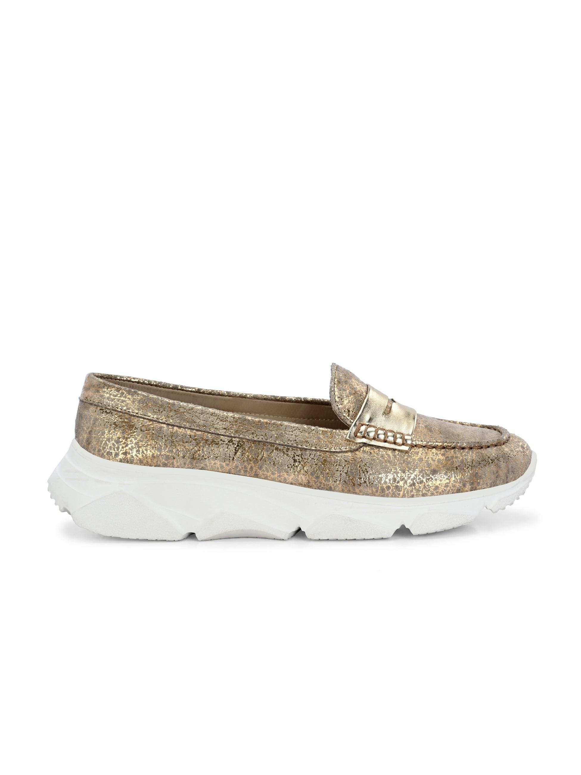 Sparkling Gold Sneakers - ladybossbyegoss