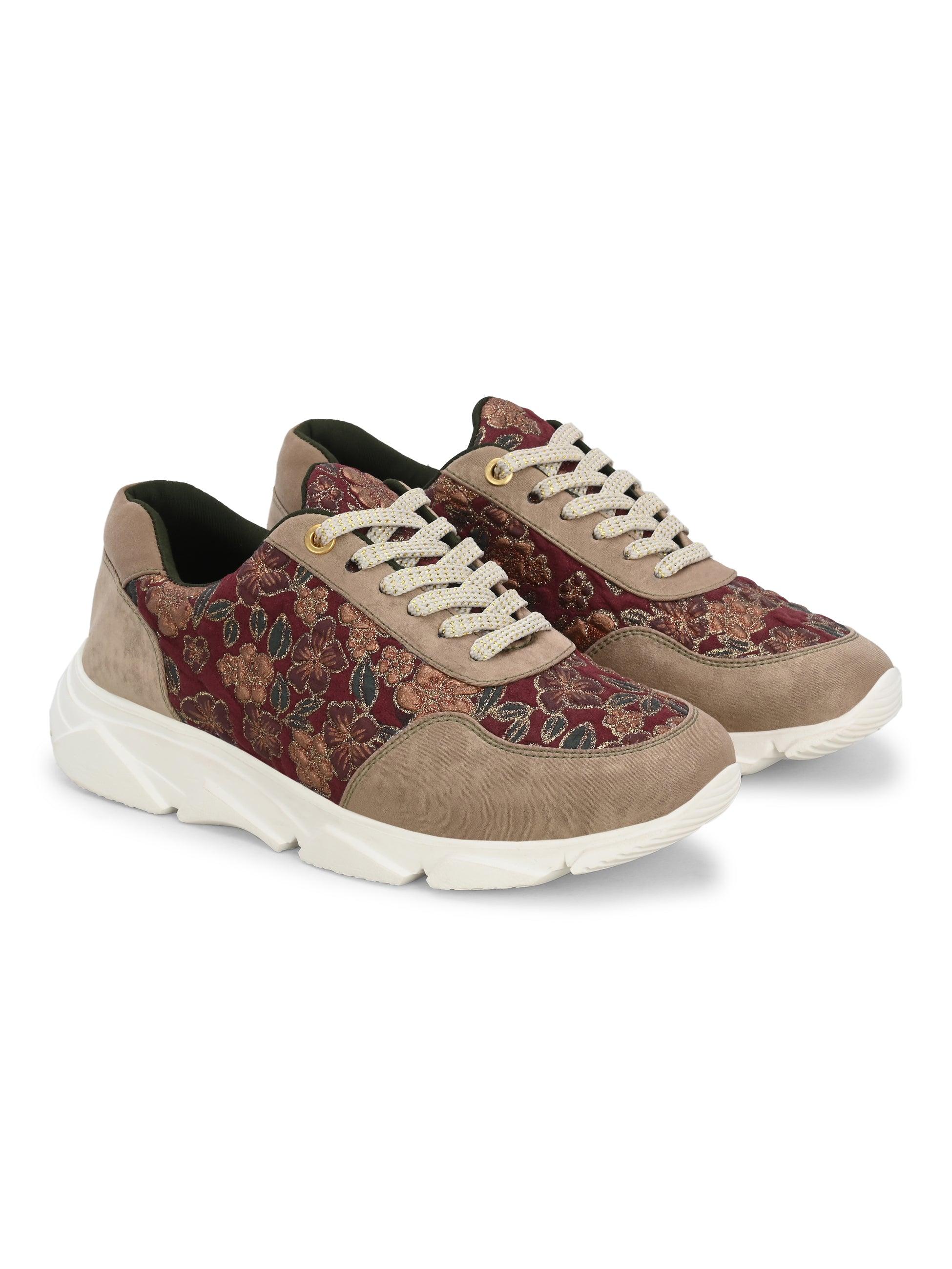 Floral Fusion Sneakers - ladybossbyegoss