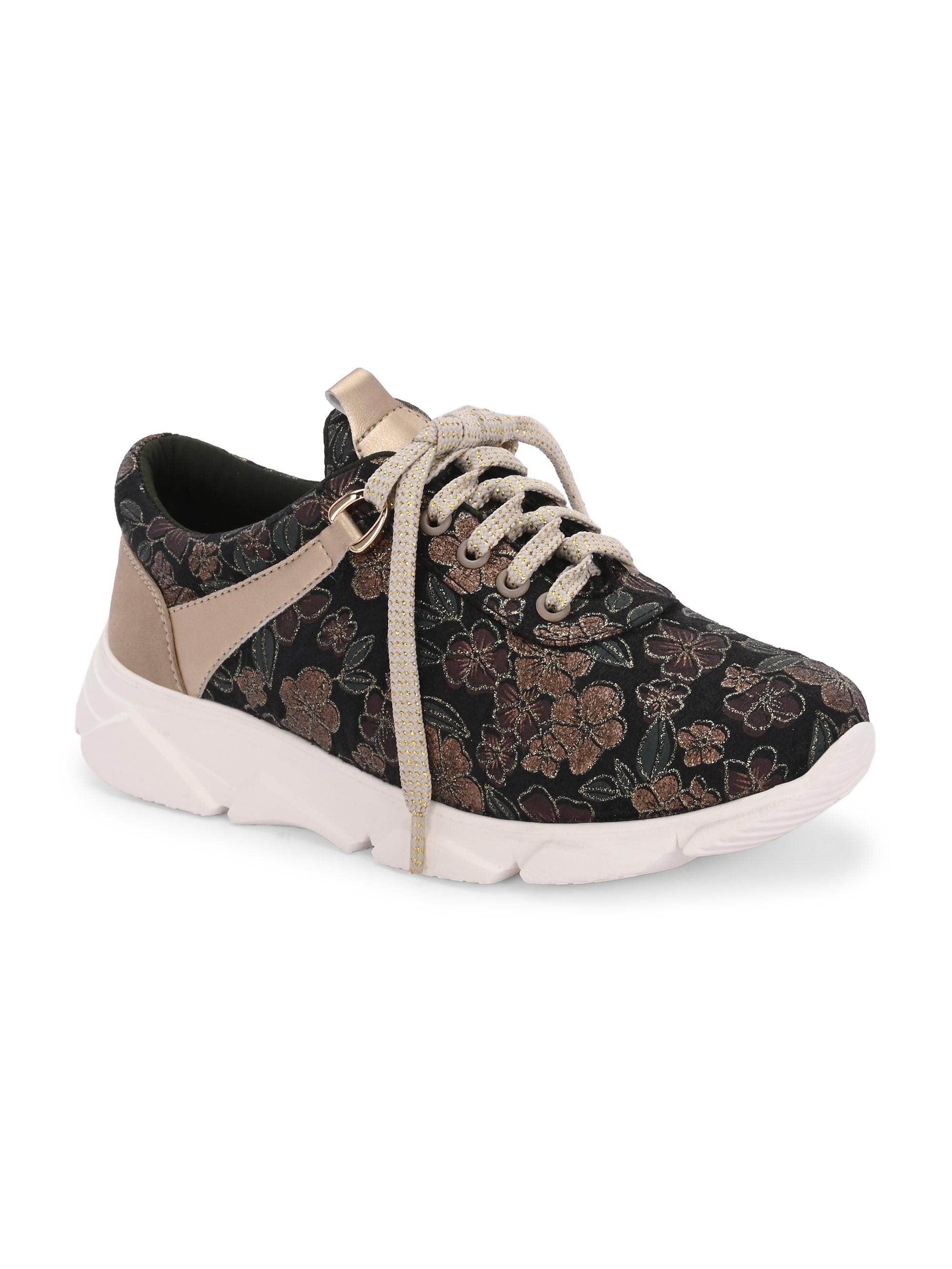 Crimson Blossom Sneakers - ladybossbyegoss