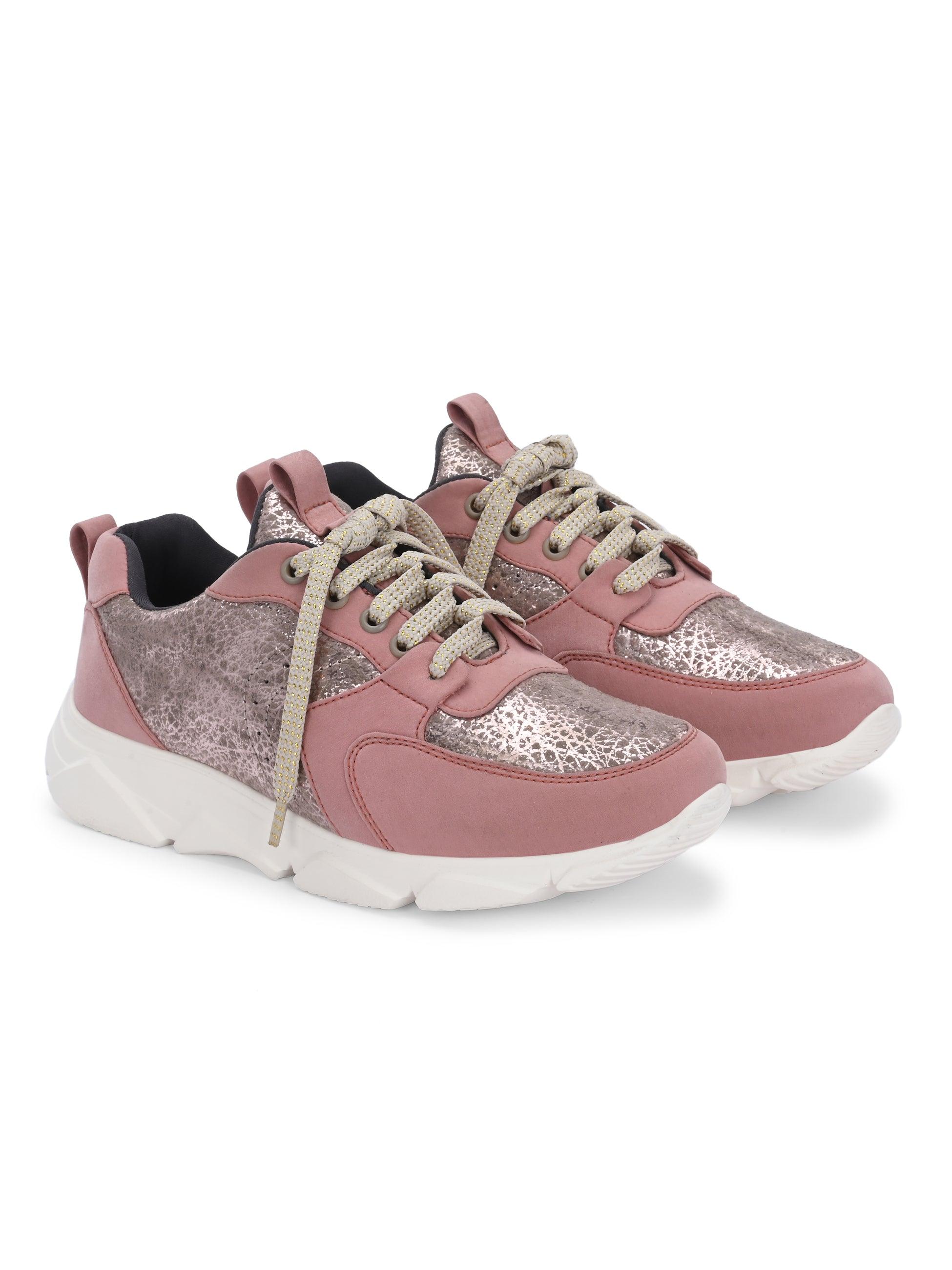 Pink Dawn Sneakers - ladybossbyegoss