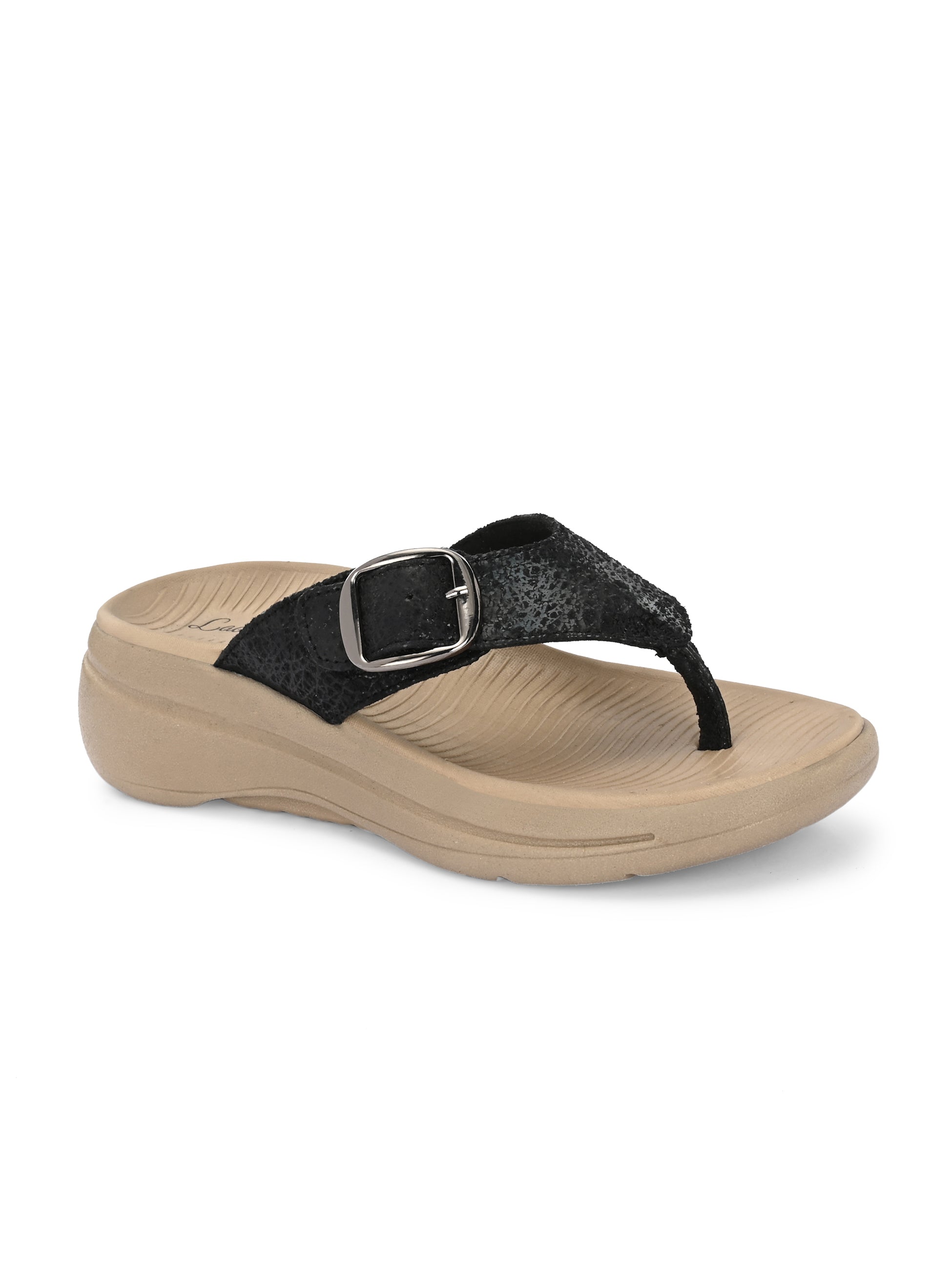 BLACK GETAWAY CHAPPALS ladybossbyegoss