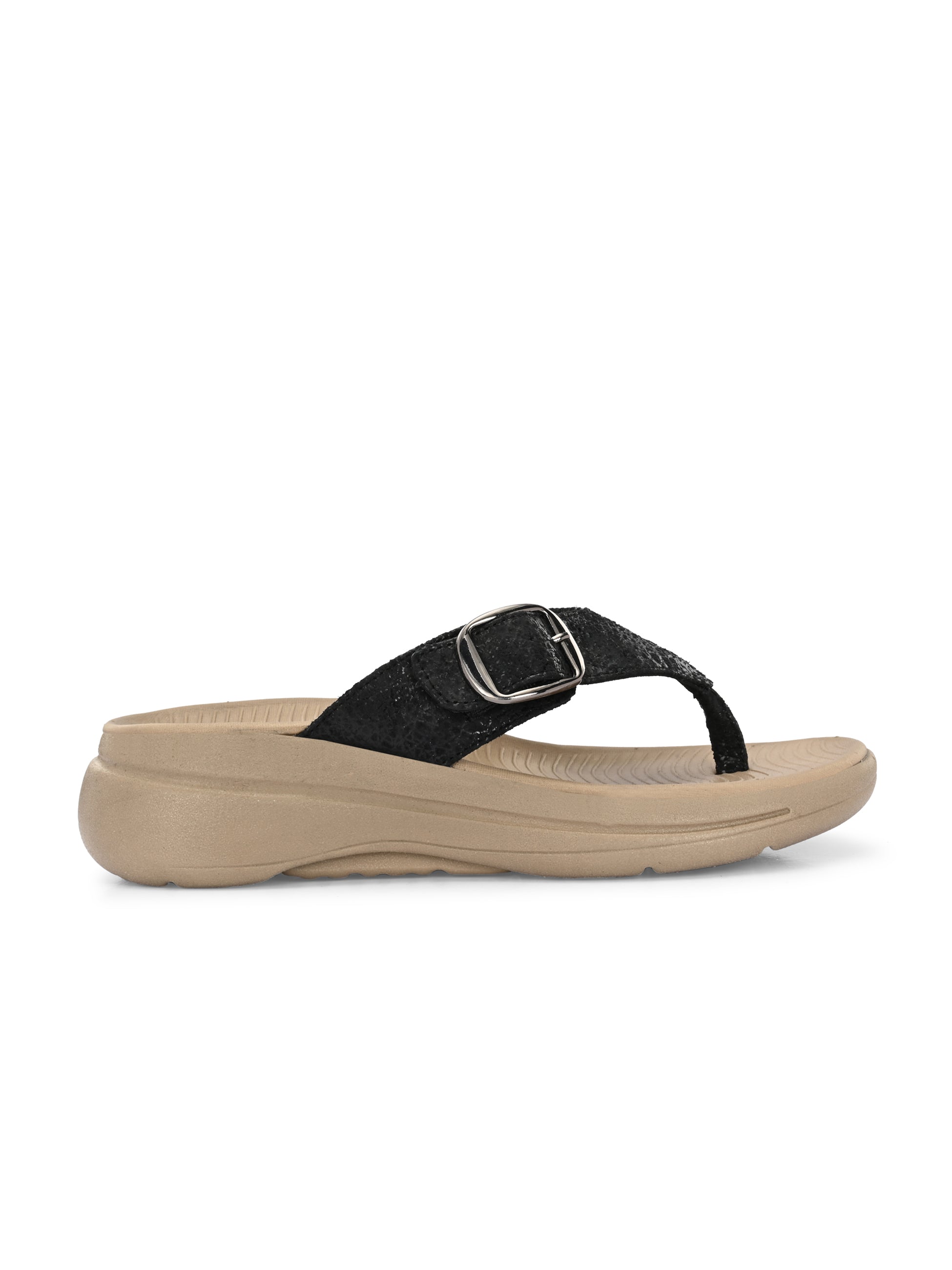BLACK GETAWAY CHAPPALS ladybossbyegoss