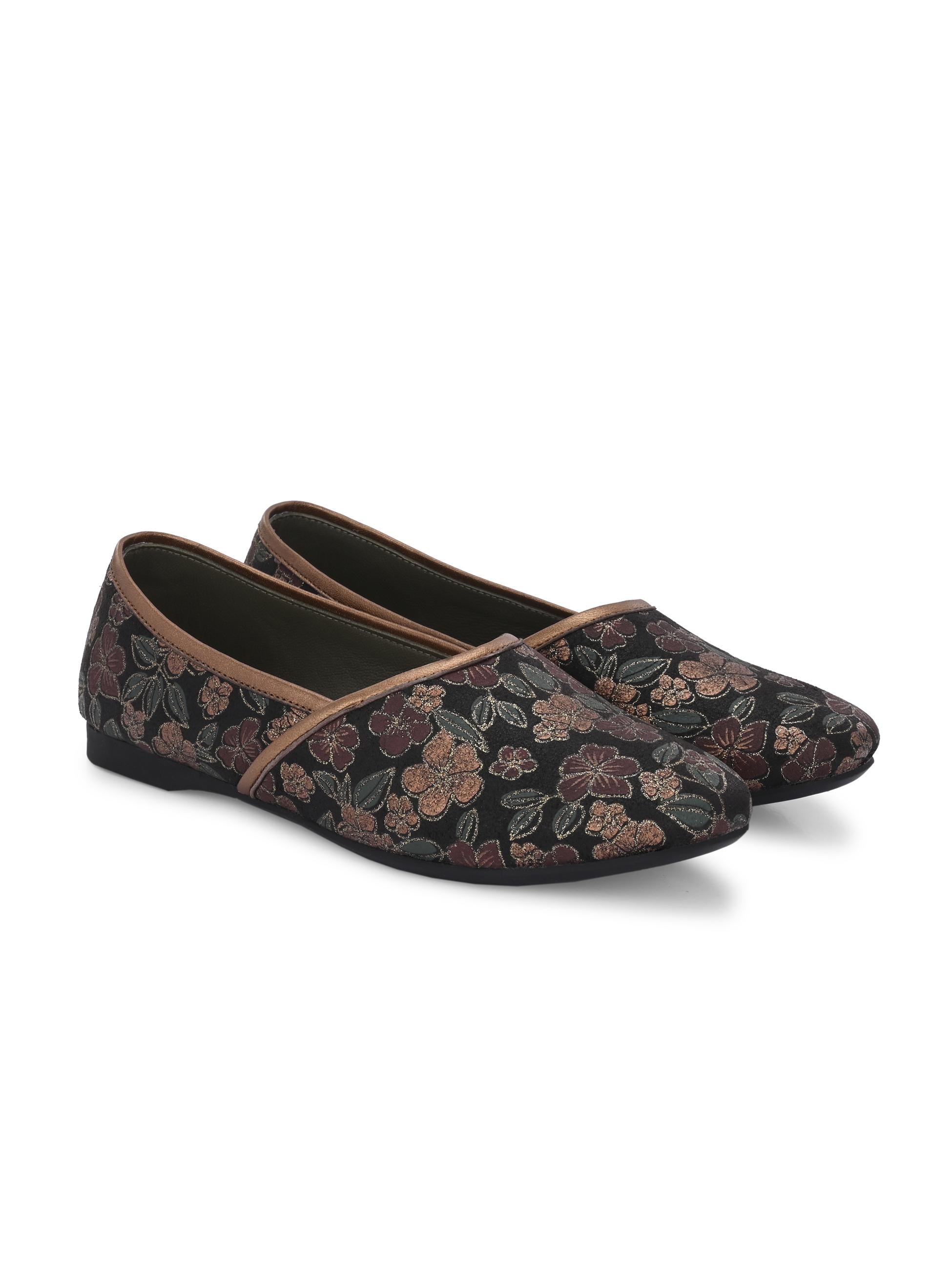 Floral Fusion Mojari ladybossbyegoss